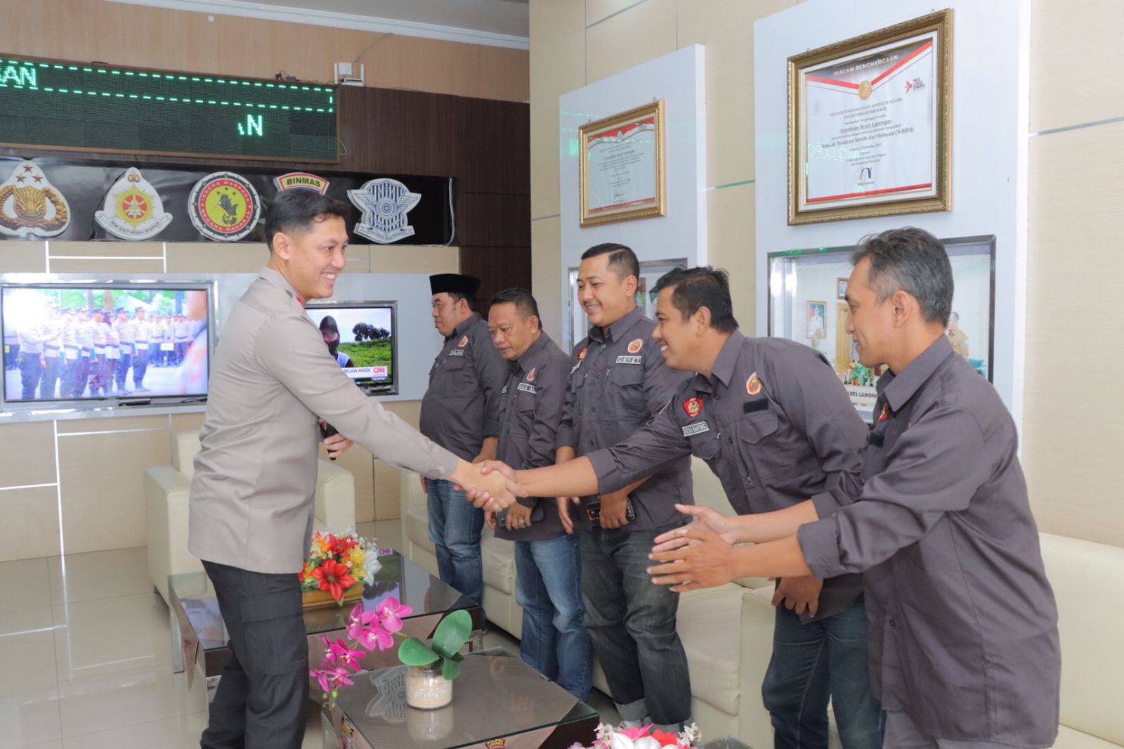 Kapolres Lamongan Terima Silaturahmi dari IKSPI Kera Sakti Dan Berikan Himbauan Kamtibmas