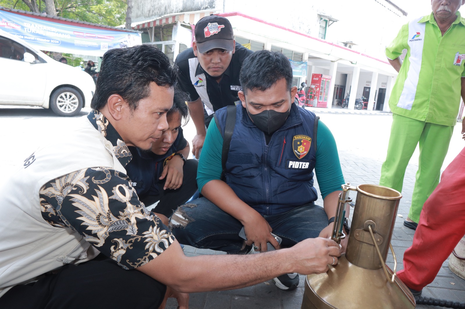 Cegah Kecurangan Penjualan BBM, Polres Lamongan Sidak SPBU di seluruh wilayah Lamongan