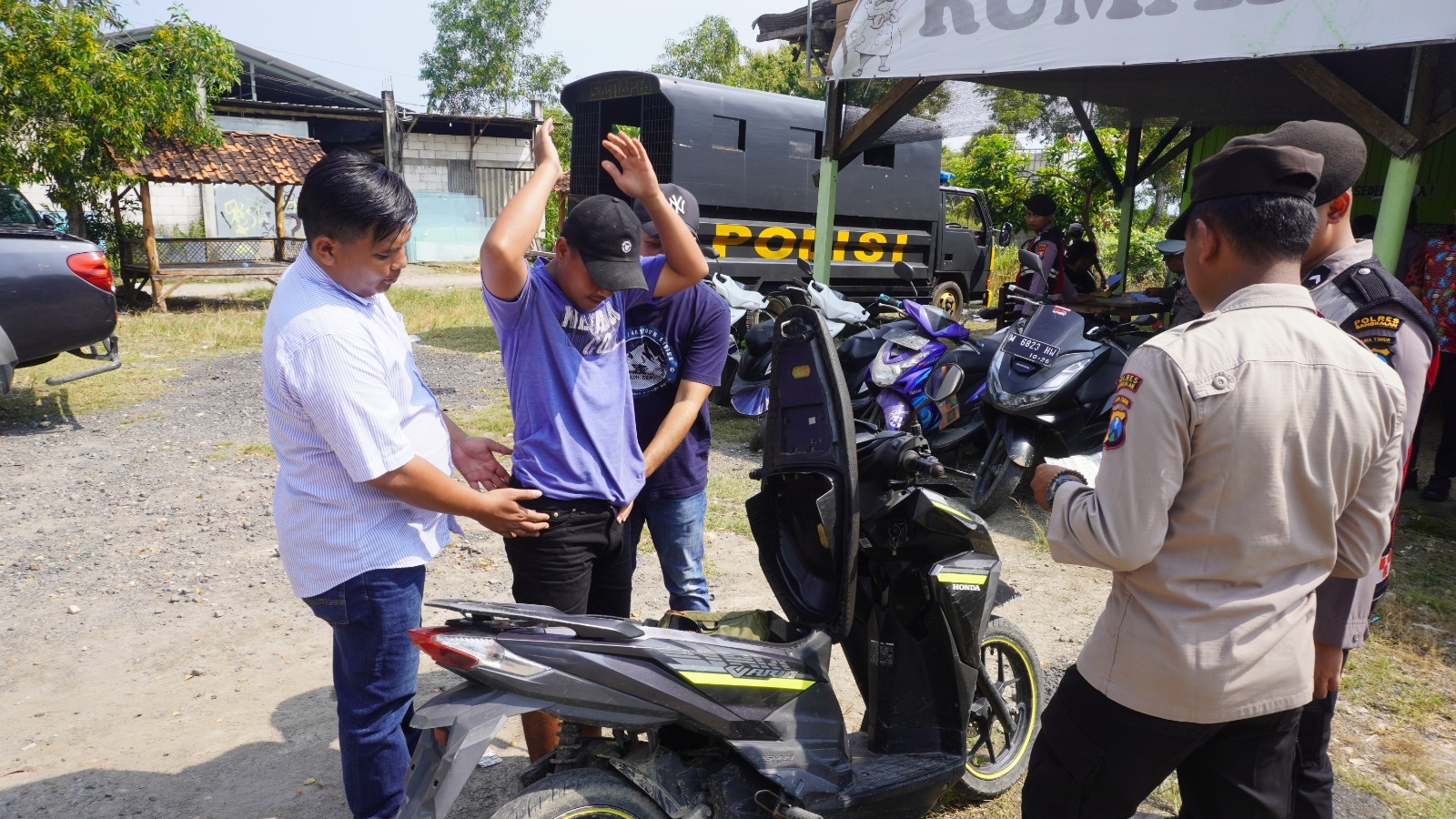 Polres Bangkalan Gelar KRYD Melalui Razia Terpadu Wujudkan Kamtibmas Kondusif