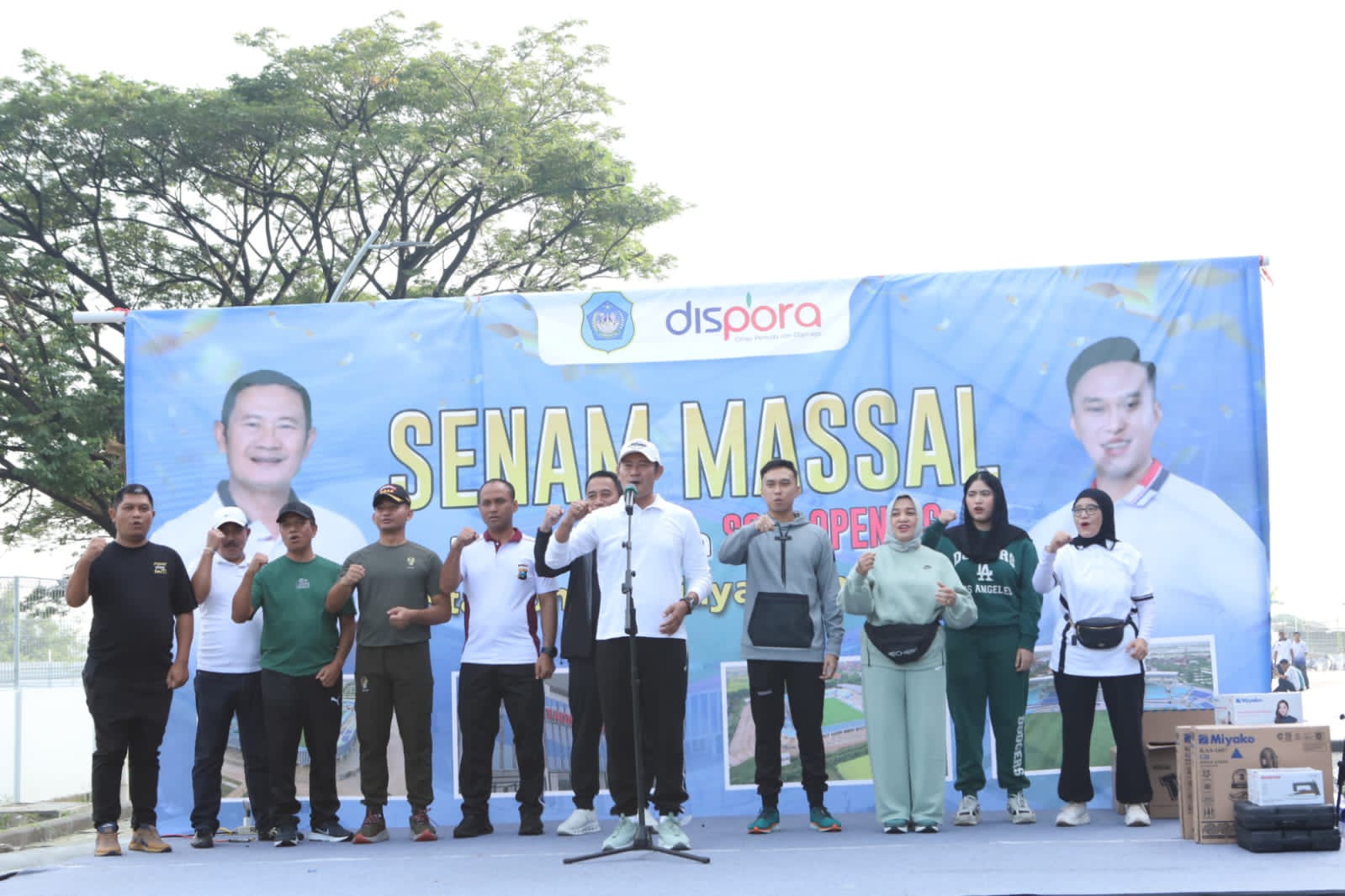 Kapolres Lamongan Hadiri Soft Opening Stadion Surajaya Lamongan yang Kini Berstandar FIFA