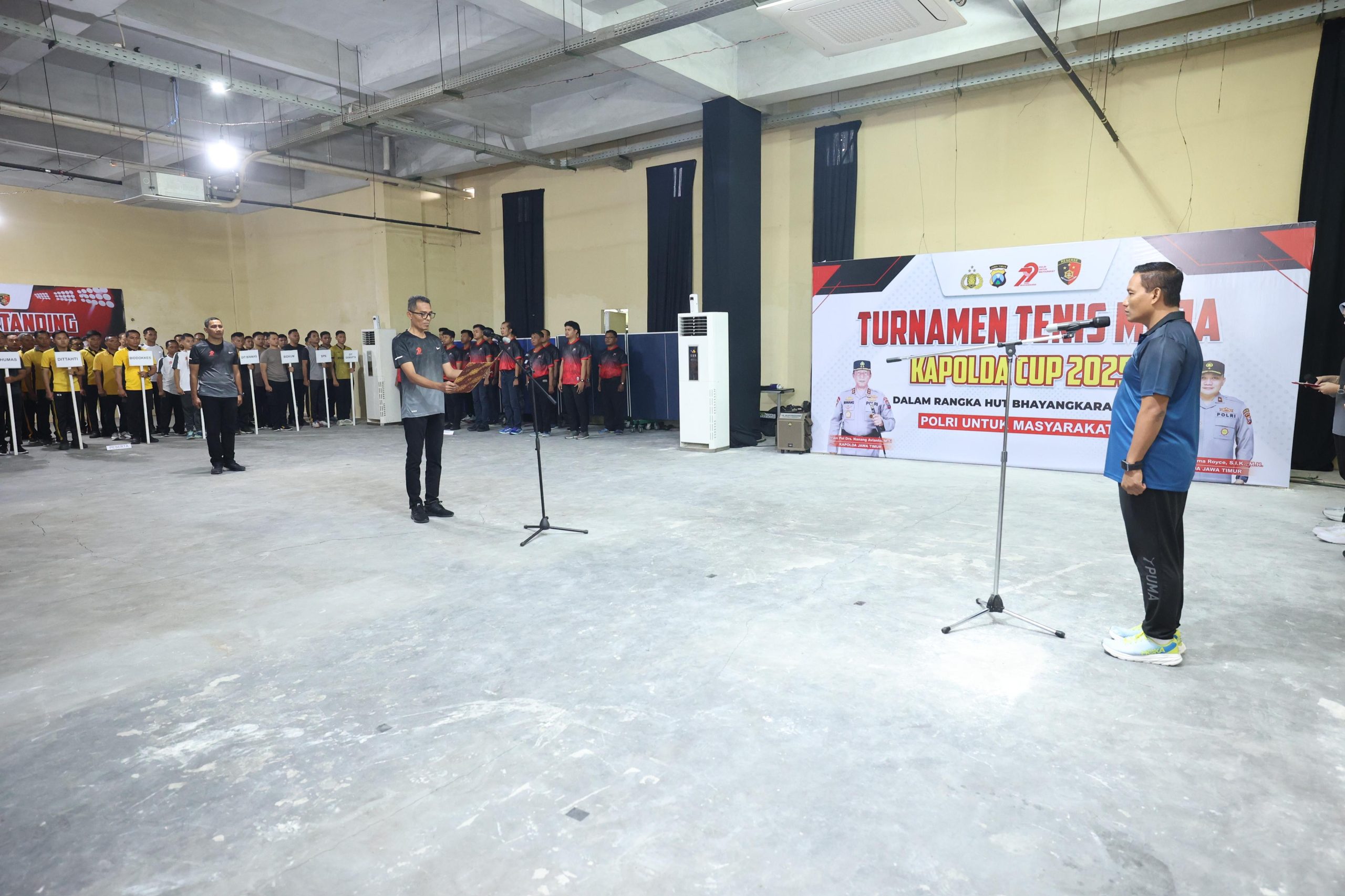 Peringati Hari Bhayangkara ke-79, Polda Jatim Gelar Tenis Meja Kapolda Cup 2025