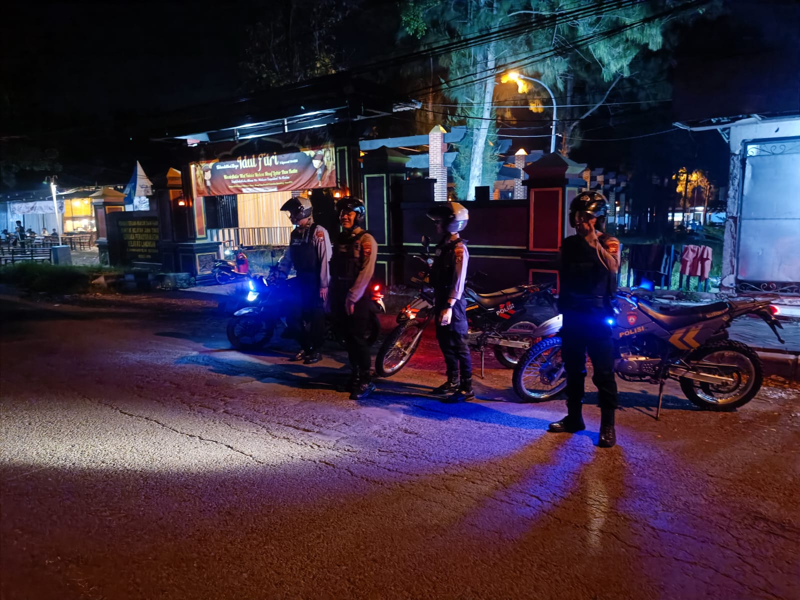 Satgas Preventif Ops Ketupat Semeru Polres Lamongan Masivkan Patroli Rumah Kosong Warga yang Mudik
