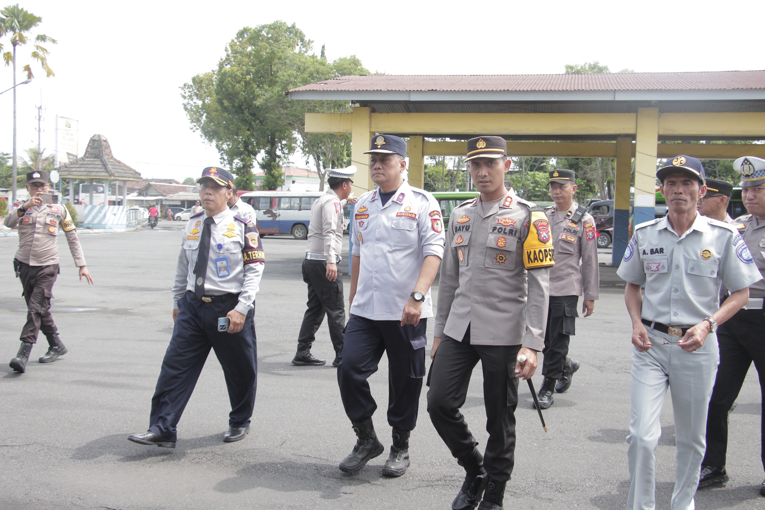 Cek Terminal Bus, Kapolres Jember Pastikan Kelayakan Angkutan Lebaran
