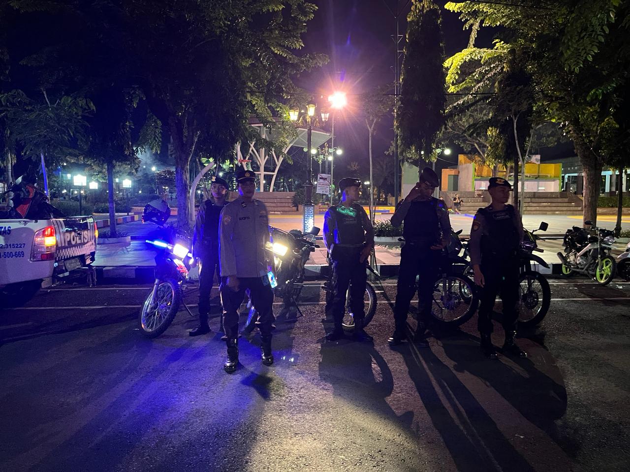 Polres Lamongan Gelar Patroli Skala Besar Harkamtibmas di Hari Raya idul Fitri