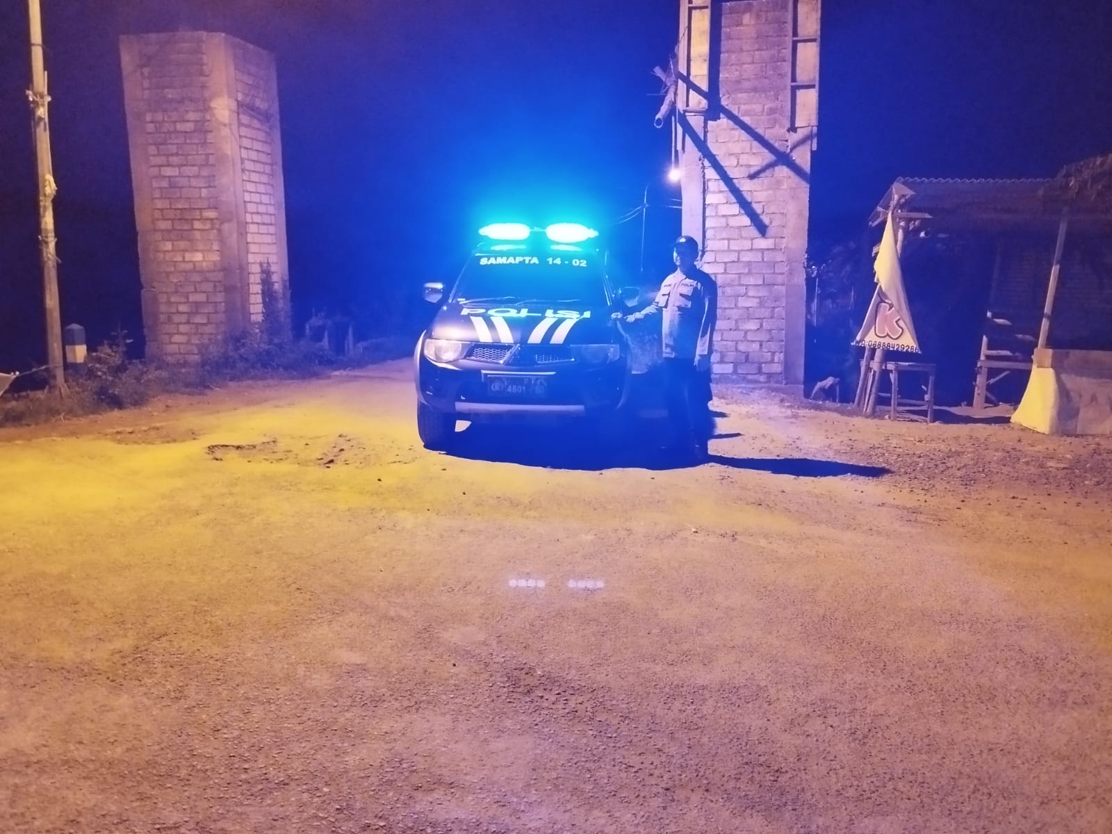 Polres Lamongan Laksanakan Patroli Blue Light dalam Rangka Harkamtibmas Wilayah Kabupaten Lamongan