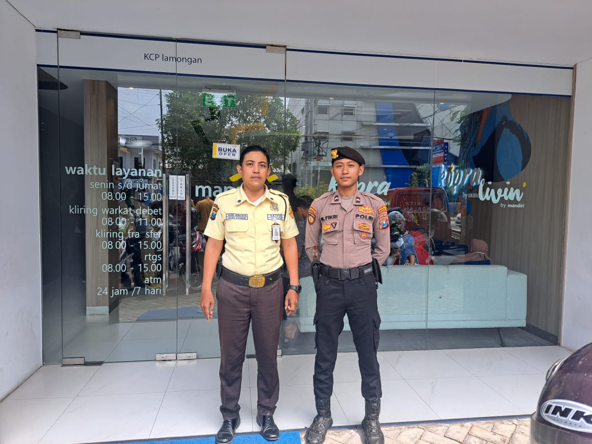Sat Samapta Polres Lamongan Gelar Pengamanan Objek Vital di Wilayah Lamongan