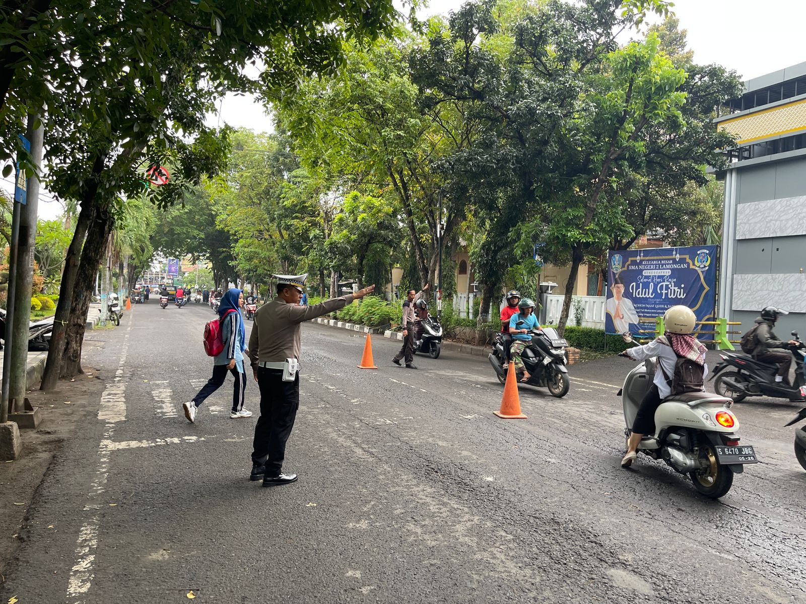 Polres Lamongan dan Polsek Jajaran Gelar Commander Wish Guna Kelancaran dan Keamanan Wilayah