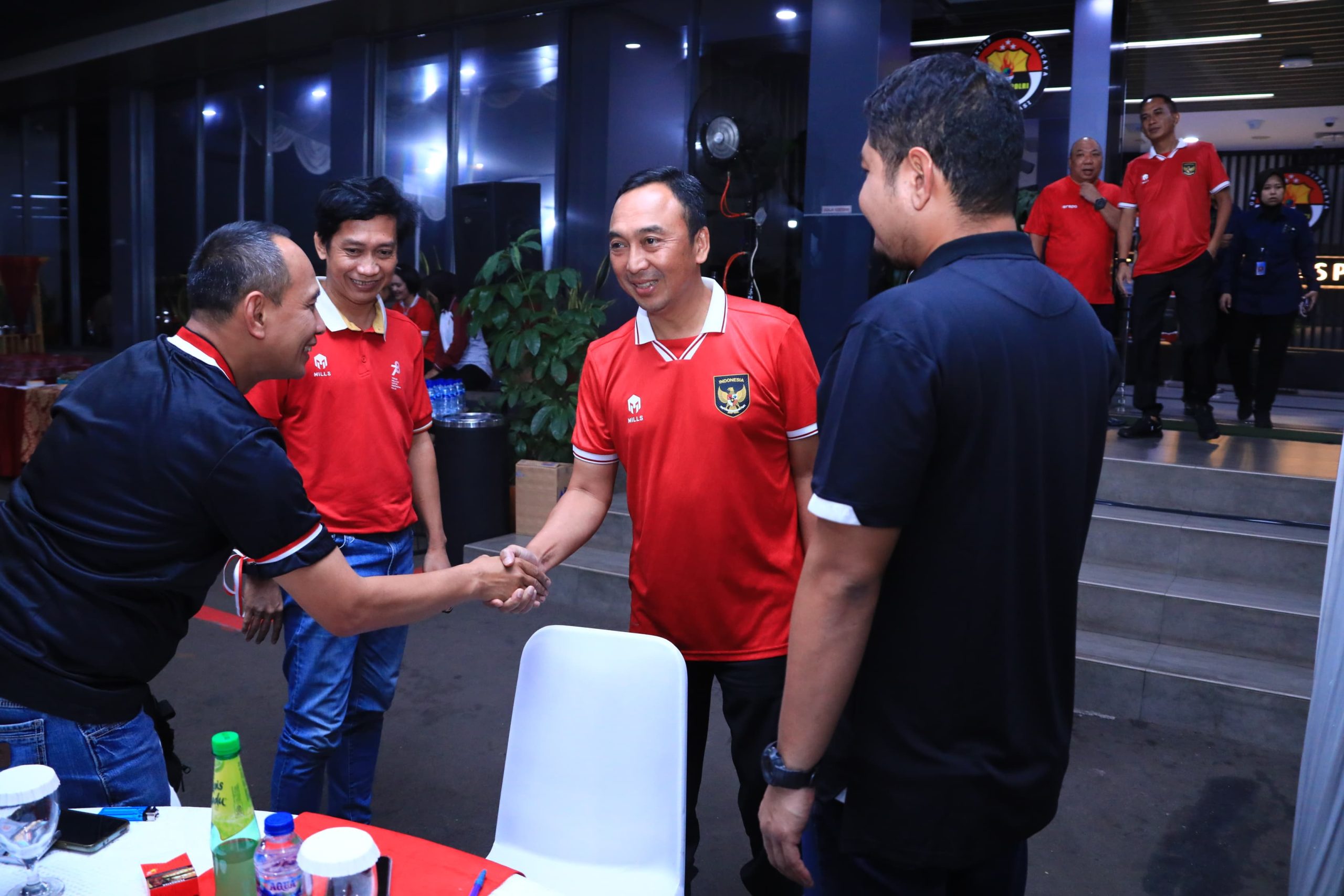 Nobar Timnas Indonesia U-23 Vs Uzbekistan U-23 Bareng Wartawan, Kadiv Humas Bicara Persatuan Bangsa