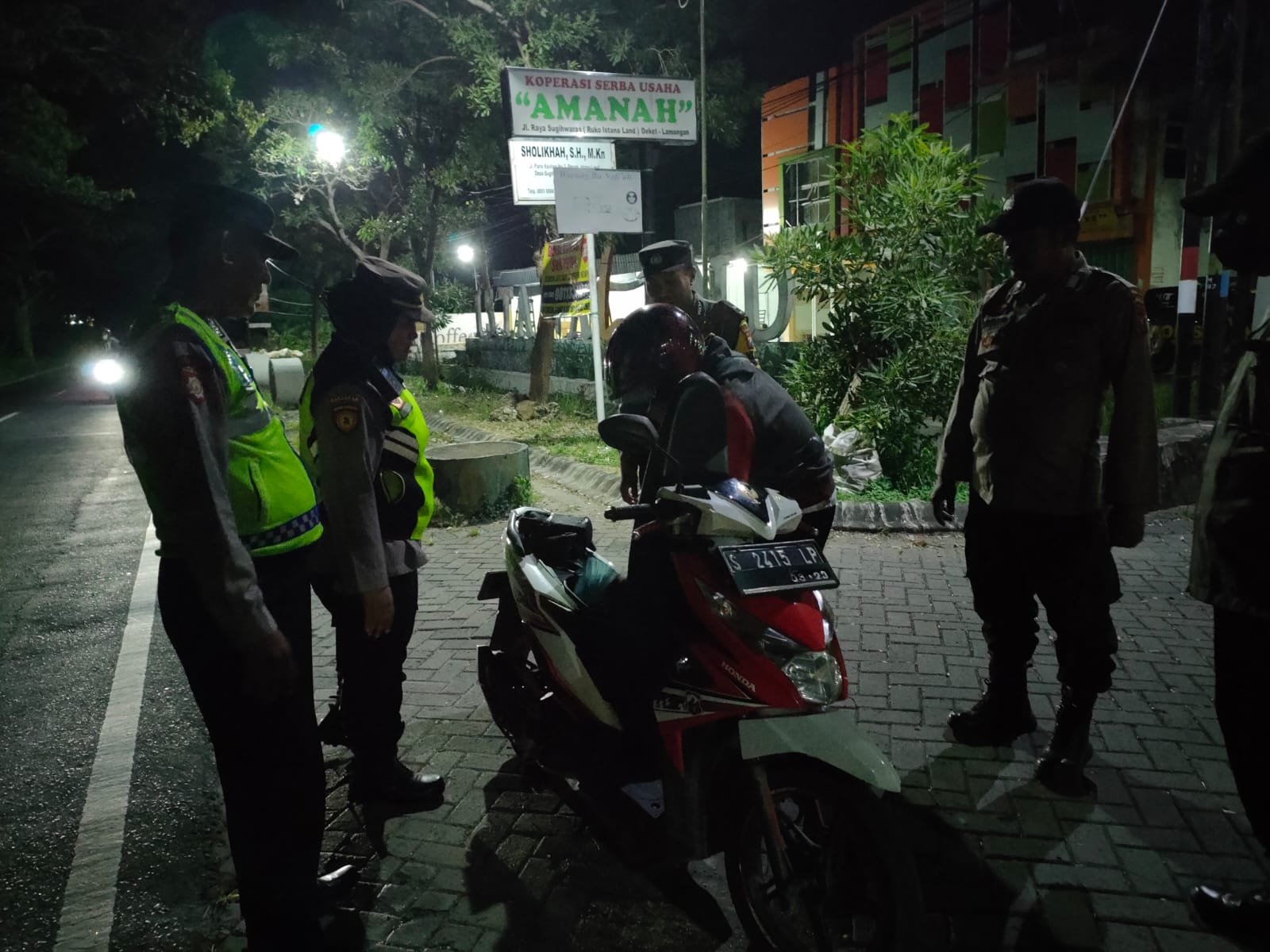 Polres Lamongan Gelar Razia Cipta Kondisi Multi Sasaran Gabungan Polsek Rayon 5