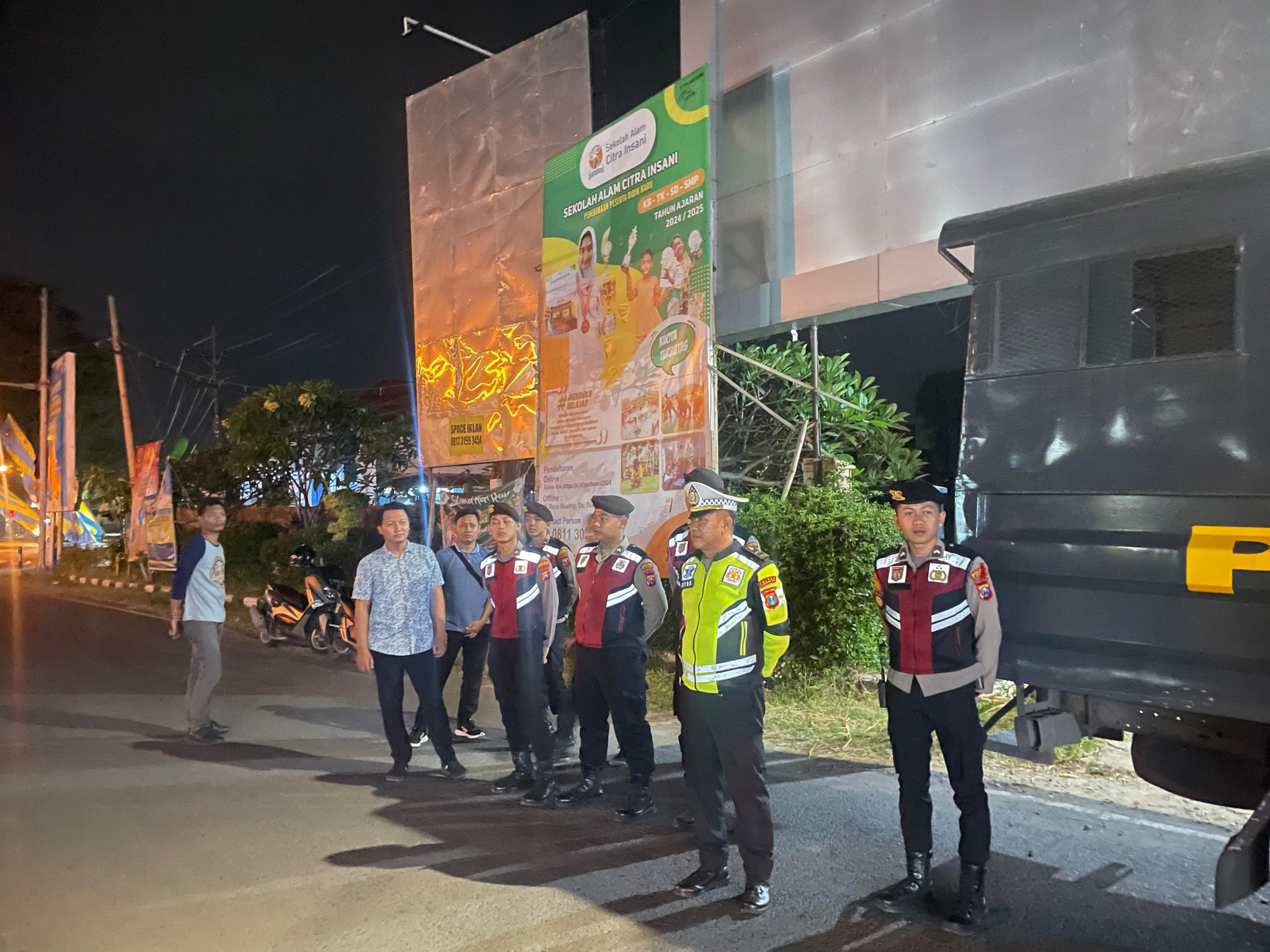 Polres Lamongan Tingkatkan Keamanan Wilayah Melalui Patroli Harkamtibmas