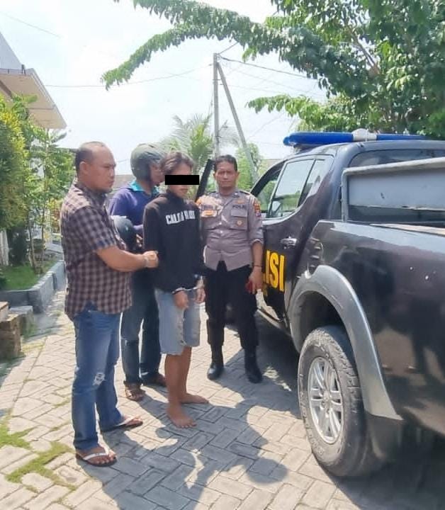 Polsek Tikung Polres Lamongan Berhasil Amankan Pelaku Tindak Pidana Percobaan Pencurian Toko