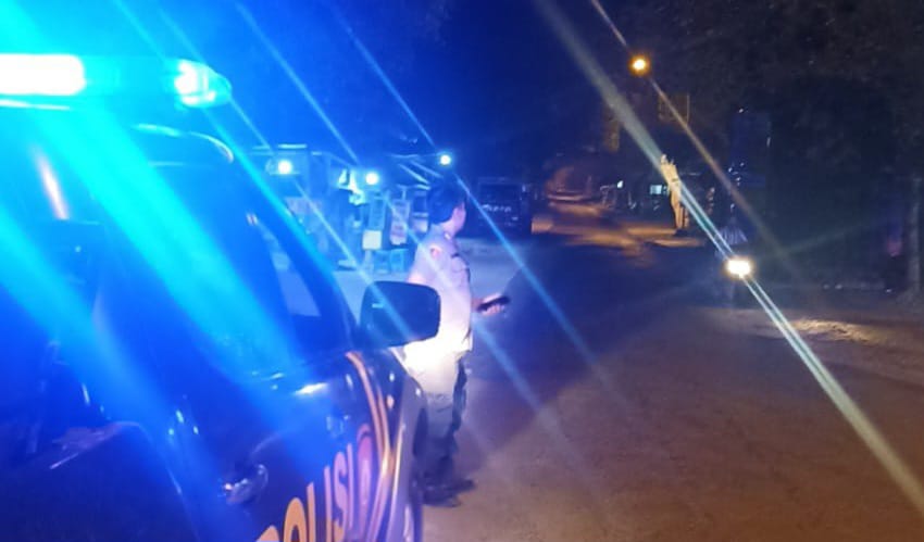 Polres Lamongan Laksanakan Patroli Blue Light Guna Antisipasi 3C