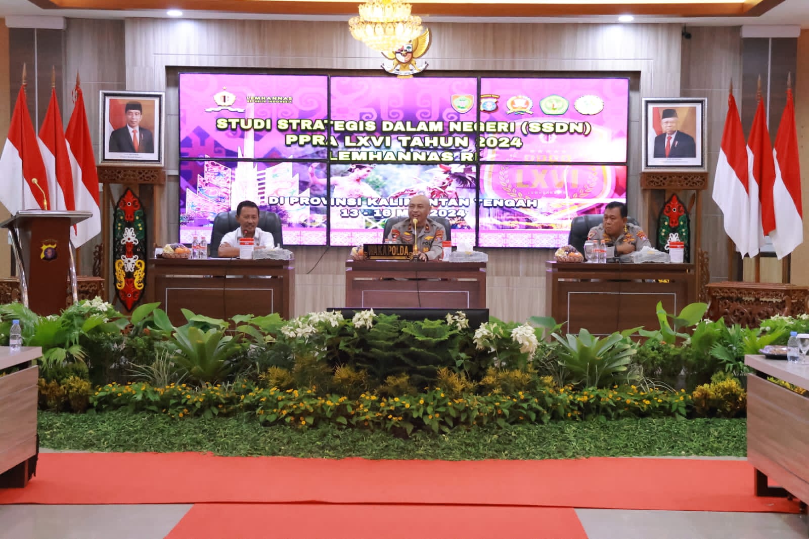 Polda Kalteng Diskusi Bersama 25 Serdik Lemhannas Bahas Strategi Dalam Menjaga Kamtibmas