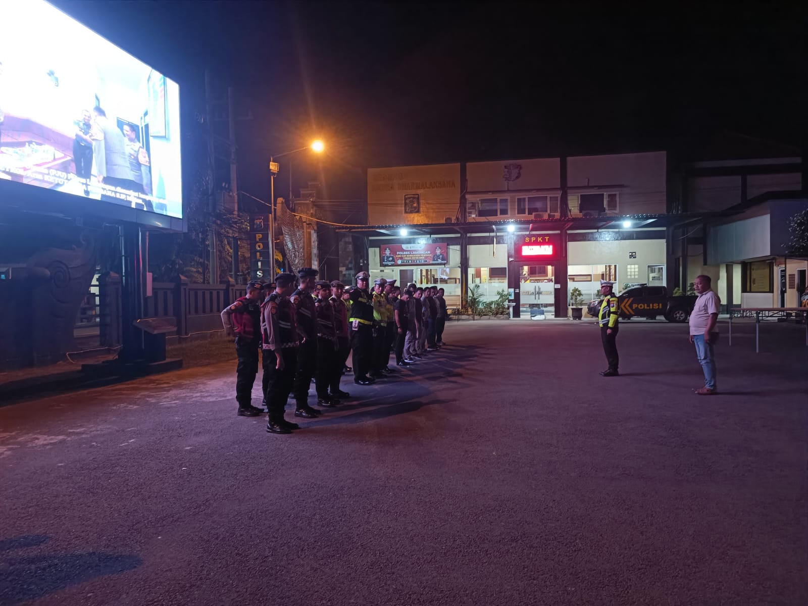 Kegiatan Patroli Harkamtibmas Polres Lamongan Guna Ciptakan Kamtibmas