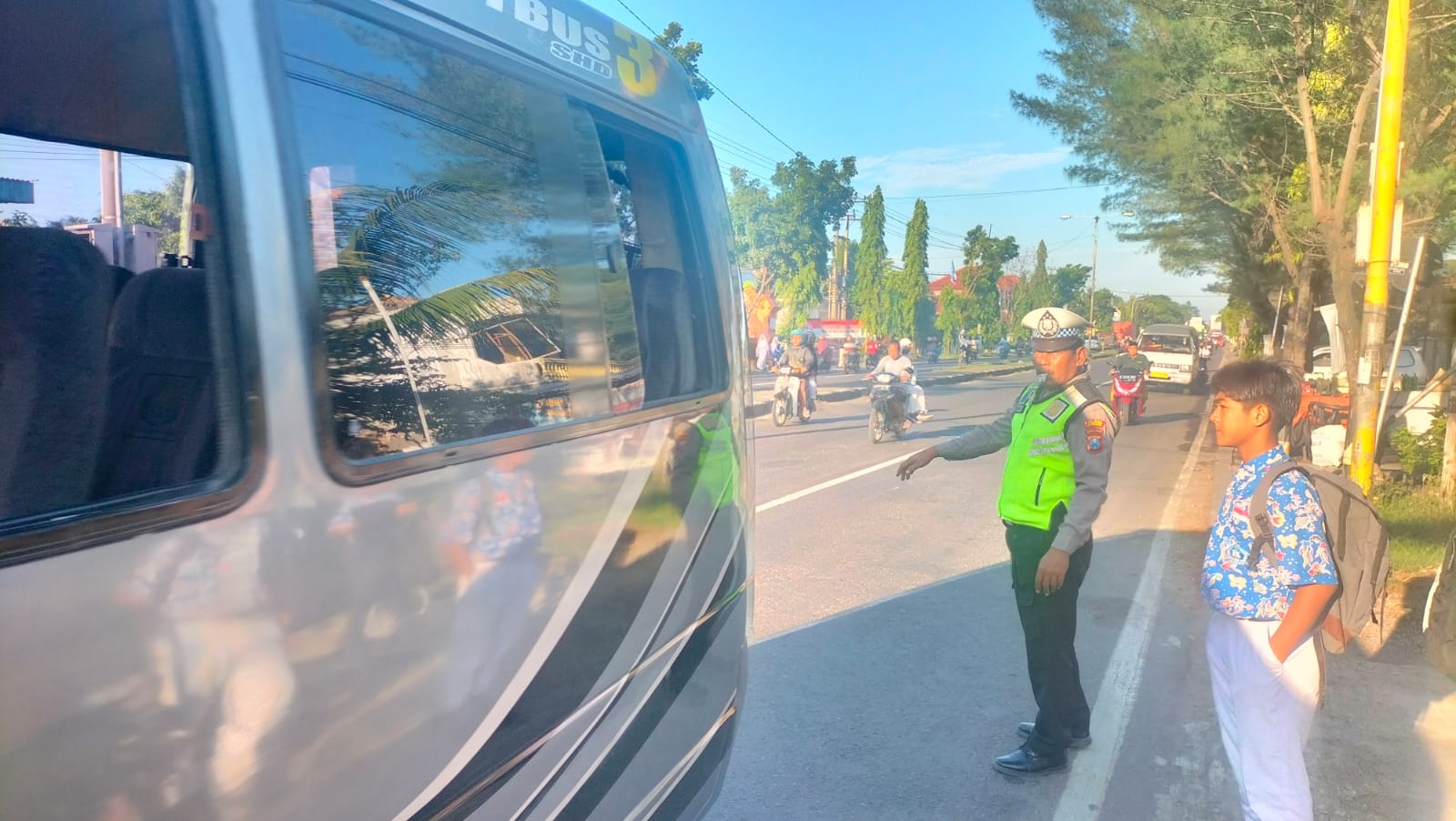 Kegiatan Commander Wish Pagi Polres Lamongan