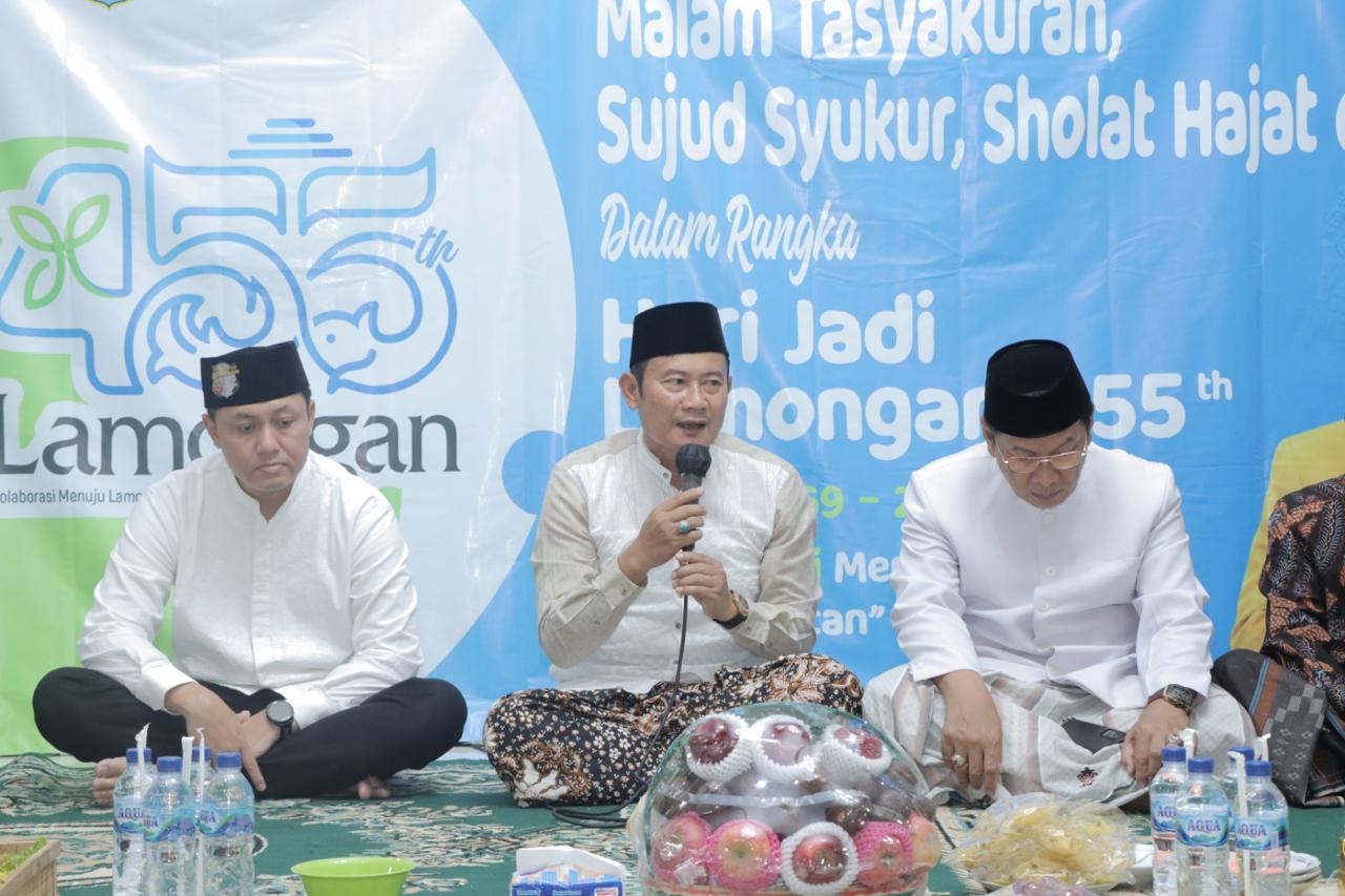 Kapolres Lamongan Hadiri Malam Tasyakuran Sujud Syukur, Sholat Hajat, dan Doa Bersama dalam Rangka Memperingati HJL ke-455 Tahun 2024