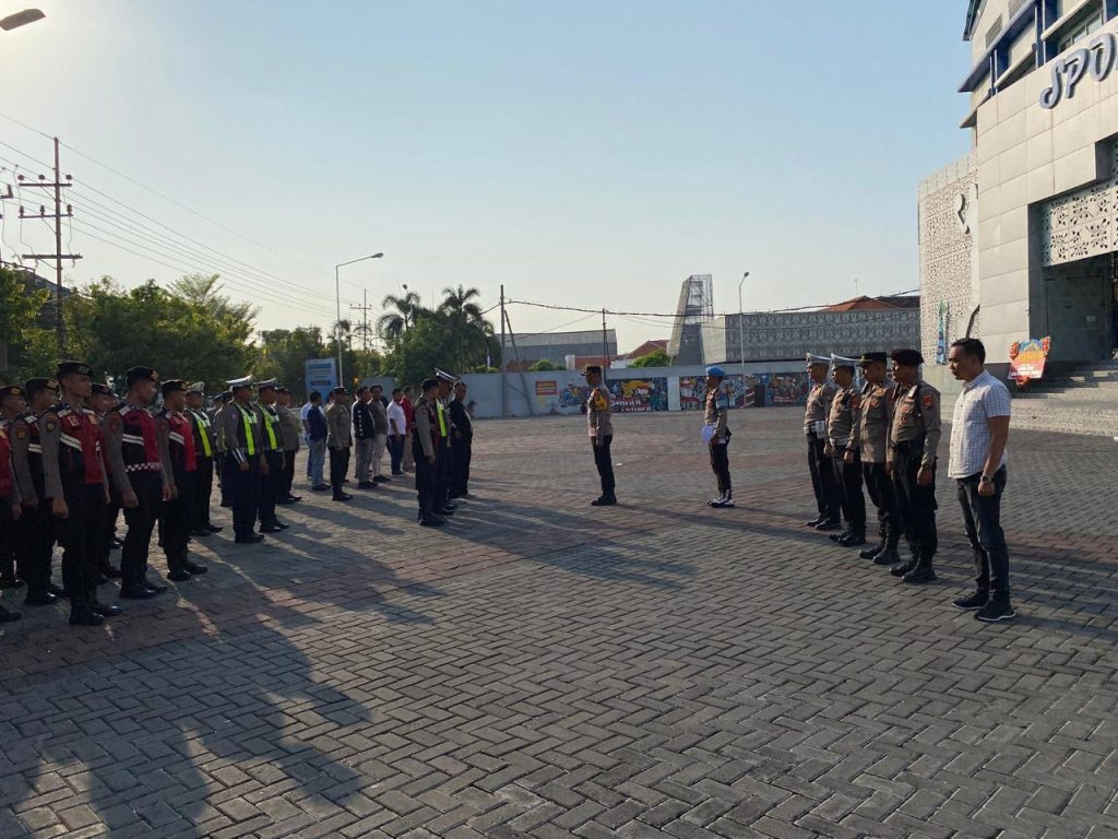 Polres Lamongan Gelar Apel Pengamanan Rakerda dan Capacity Building Ikatan Pelajar Muhammadiyah