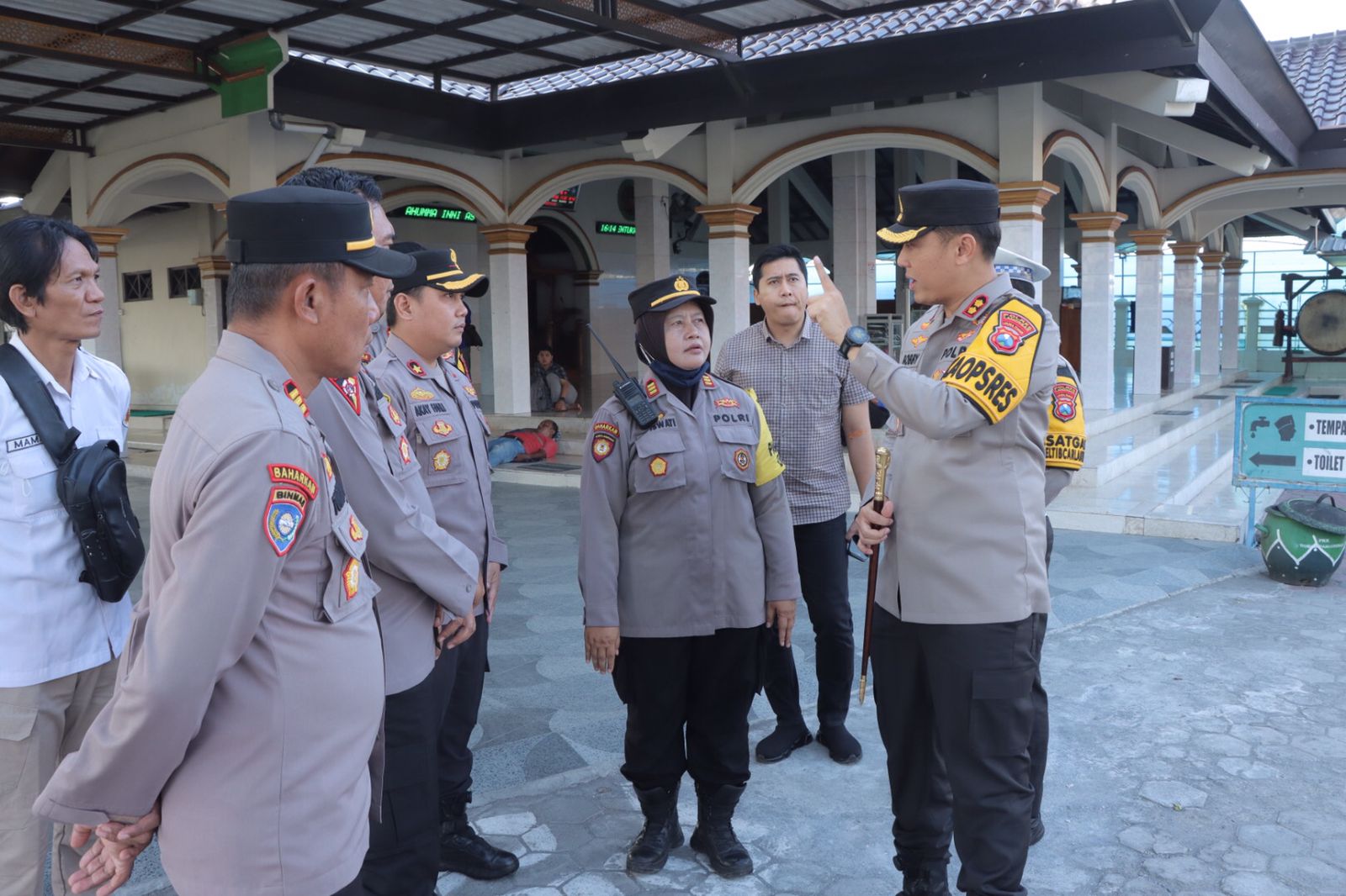 Jelang Pengesahan, Polres Lamongan Lakukan Pengecekan Lokasi Penyekatan