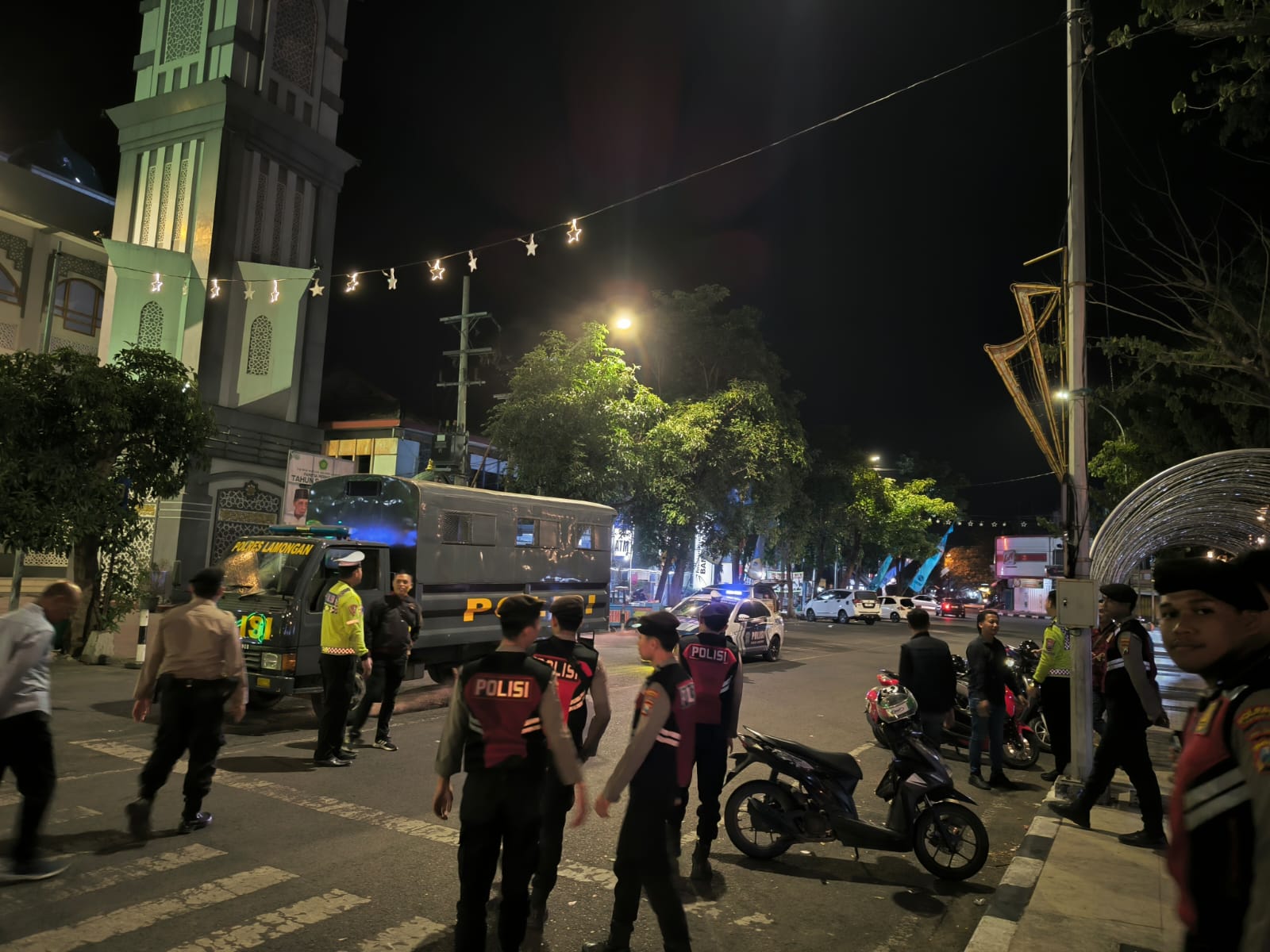 Jaga Situasi Wilayah Agar Tetap Aman, Polres Lamongan Gelar Patroli Harkamtibmas
