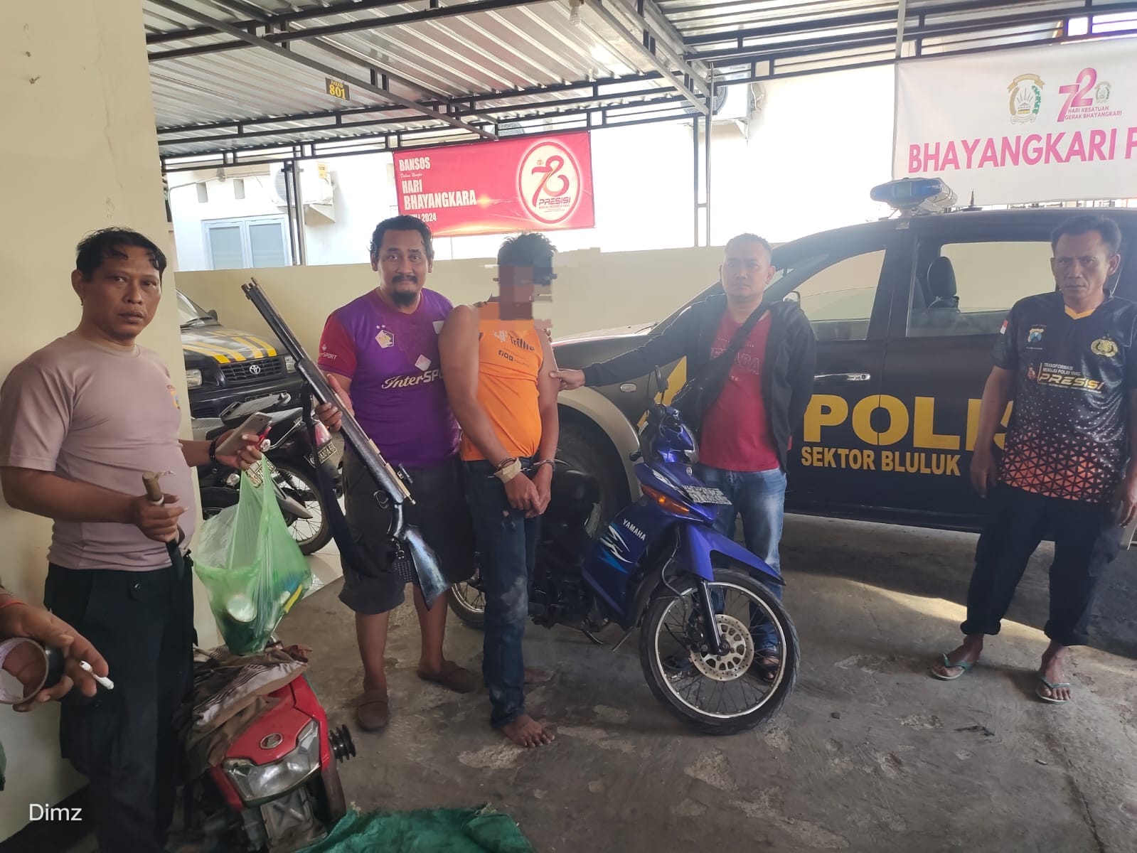 Polsek Bluluk Berhasil Gagalkan Aksi Pencurian Mesin Diesel
