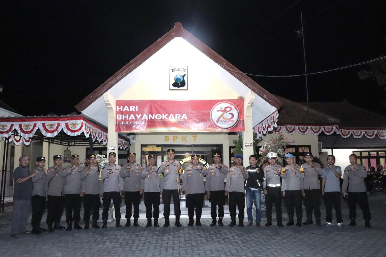 Kapolres Lamongan Lakukan Kunjungan Kerja dan Asistensi ke Polsek Laren dan Polsek Maduran