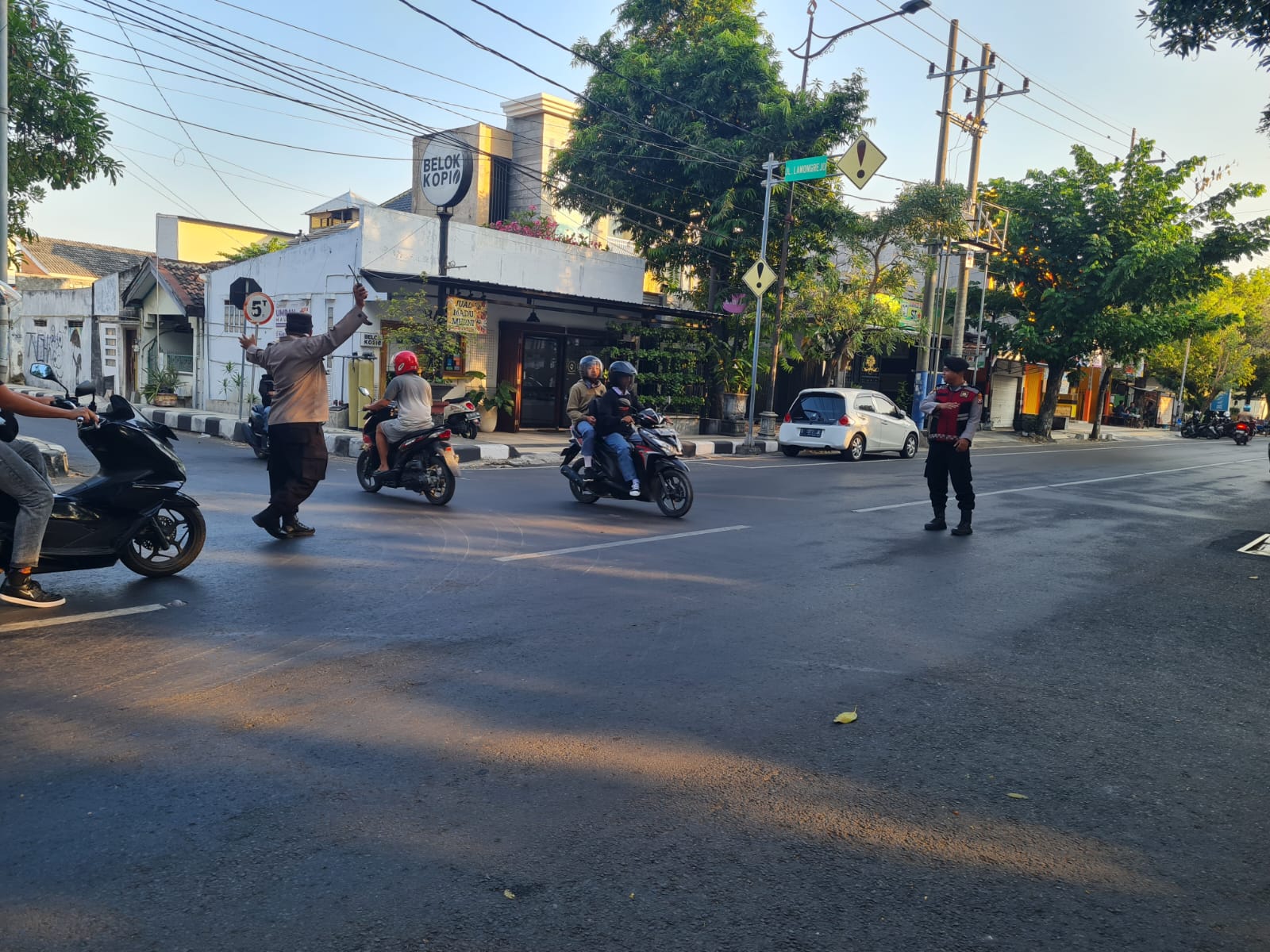 Pastikan Kelancaran Arus Lalu Lintas, Polres Lamongan Lakukan Commander Wish