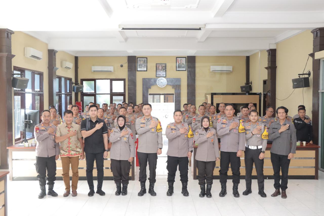 Polres Lamongan Adakan Anev Sitkamtibmas untuk Evaluasi Kinerja Bulan Juni dan Juli 2024