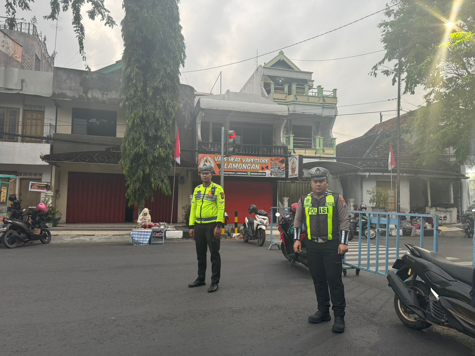 Ciptakan Rasa Aman Bagi Masyarakat, Polres Lamongan Gelar Pengamanan Minggu Ceria