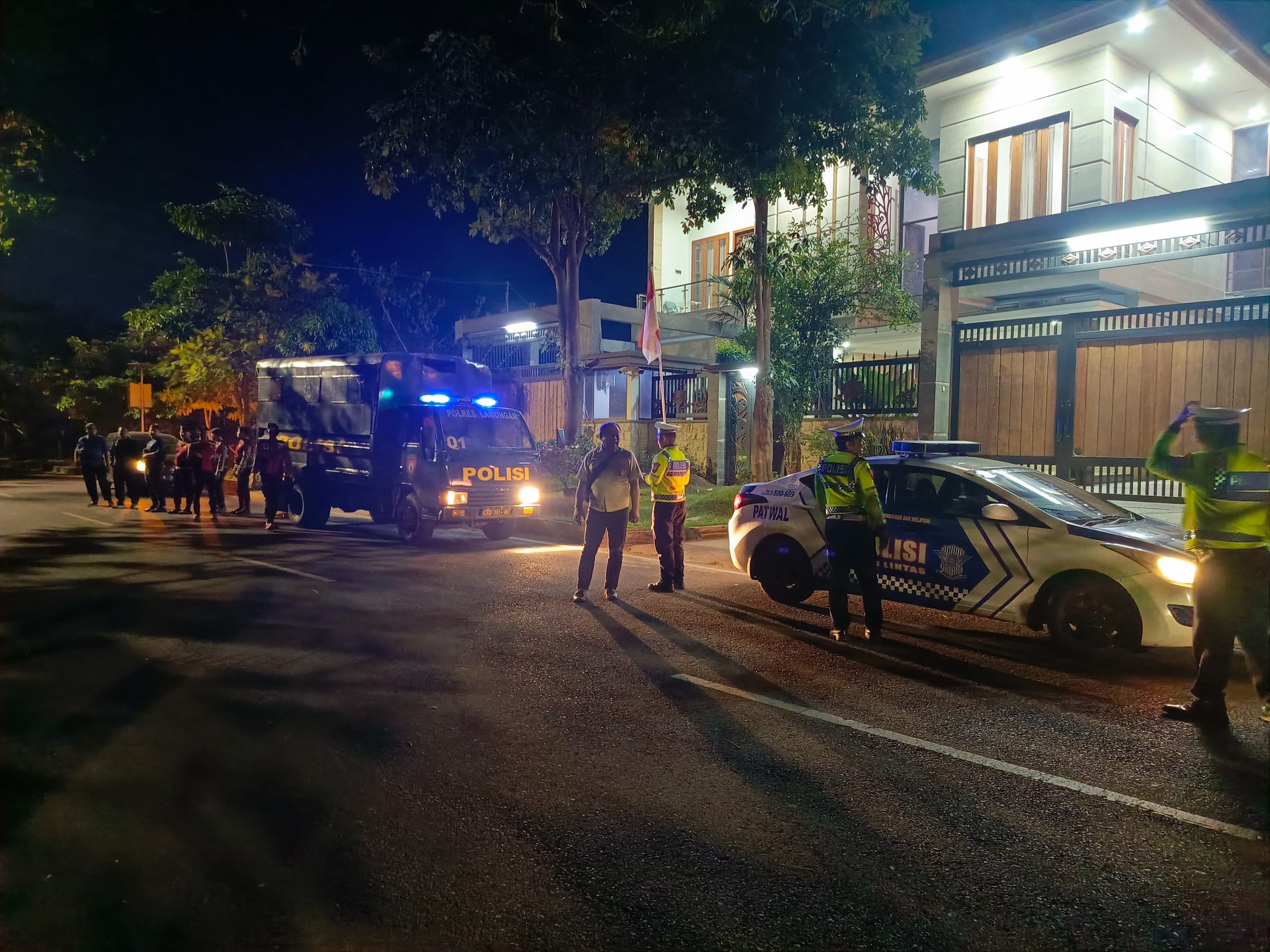 Upaya Polres Lamongan Cegah Aksi Kriminalitas Dengan Pelaksanaan Patroli Harkamtibmas