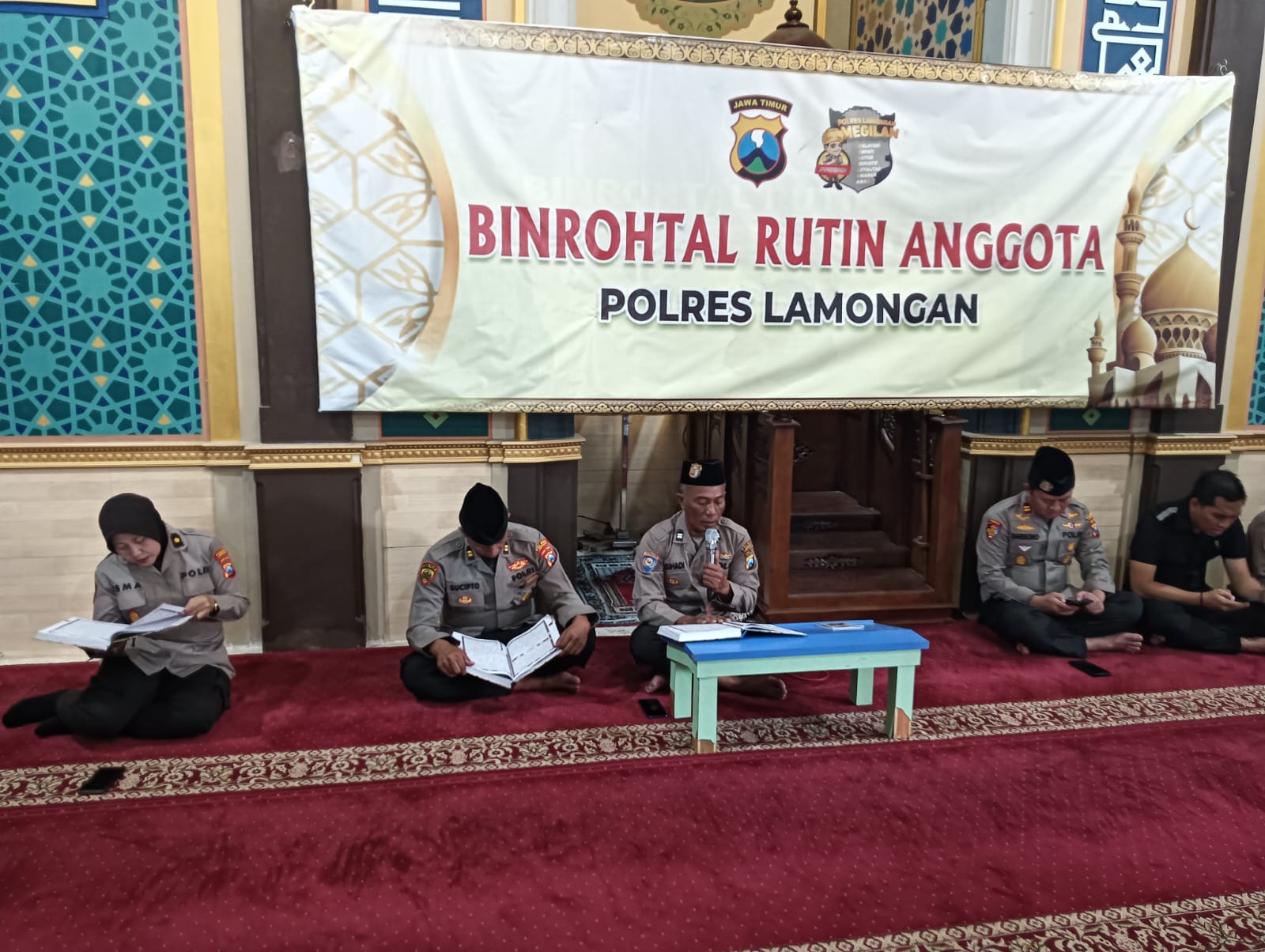 Tingkatkan Iman Dan Taqwa, Polres Lamongan Gelar Binrohtal