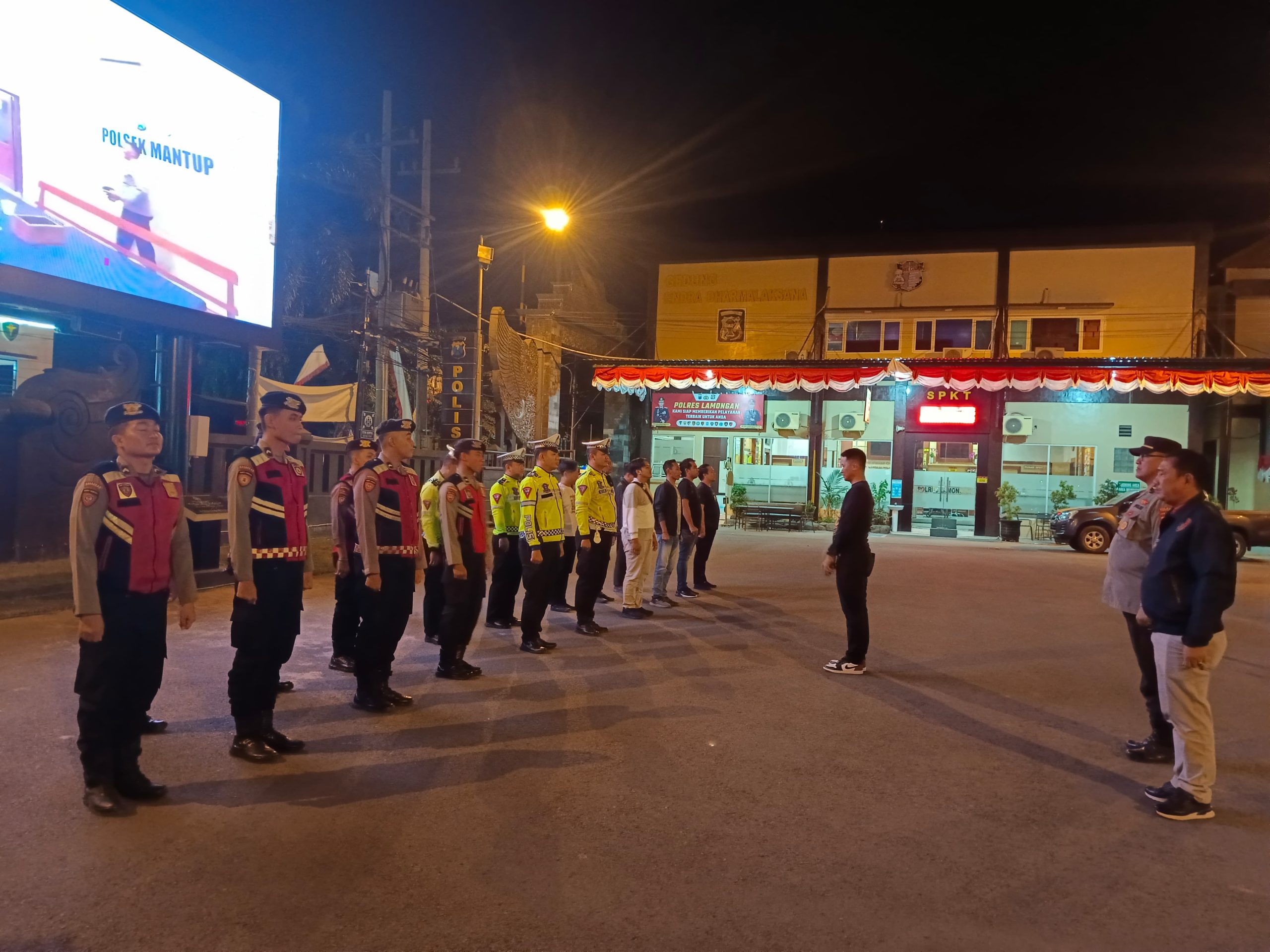 Antisipasi Keributan Antar Kelompok Pemuda, Polres Lamongan Lakukan Patroli Harkamtibmas