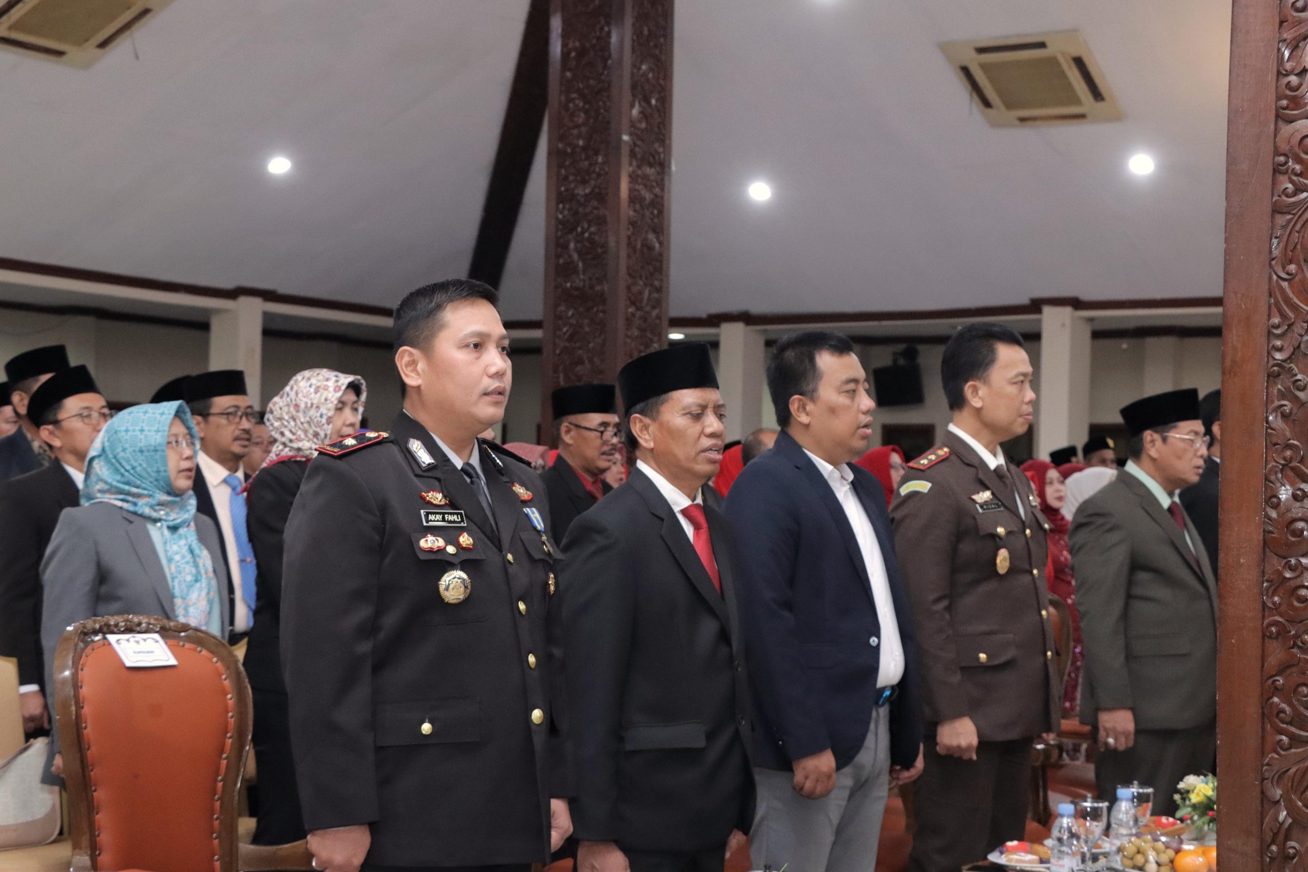 Wakapolres Lamongan Hadiri Tasyakuran dan Resepsi HUT Kemerdekaan RI ke-79