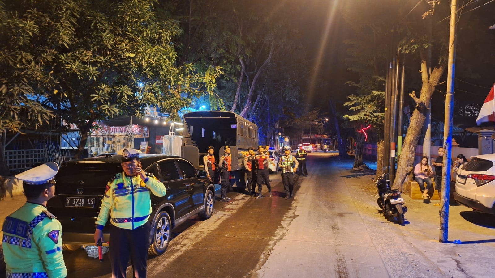 Anggota Polres Lamongan Gencar Lakukan Patroli Harkamtibmas Demi Amankan Wilayah