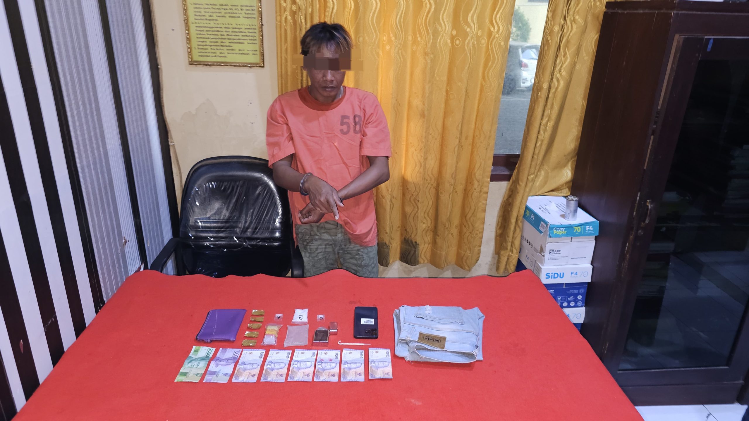 Polres Probolinggo Kembali Amankan Residivis Kasus Narkoba,Tersangka Miliki Sabu 15,01 Gram