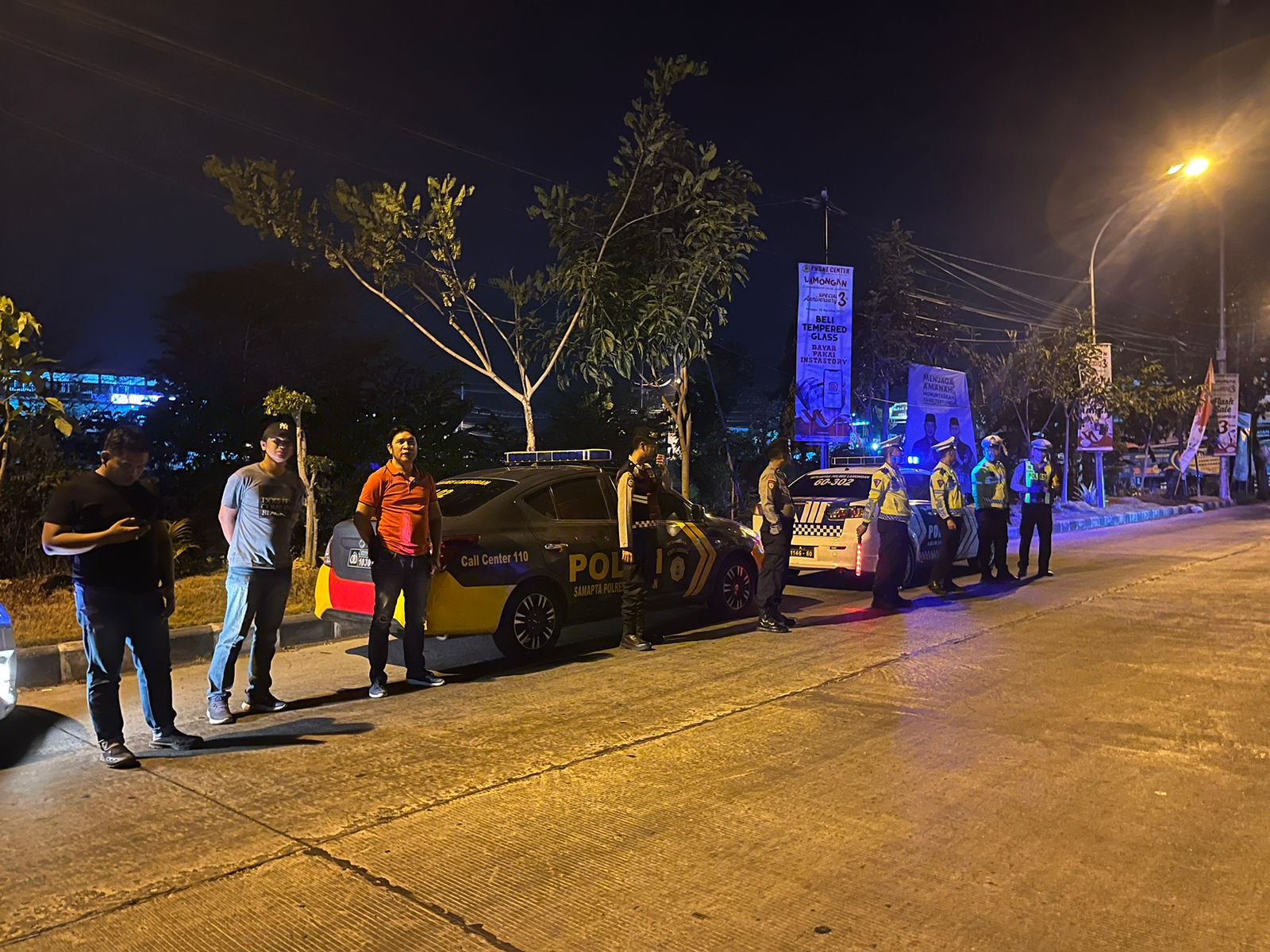 Jaga Kamtibmas, Personel Polres Lamongan Laksanakan Patroli Harkamtibmas