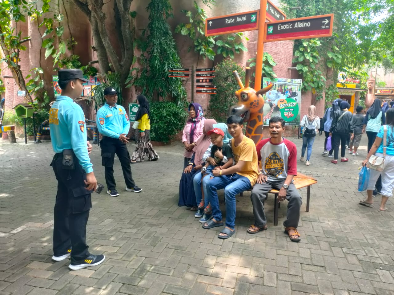 Antisipasi Guantibmas Di Tempat Wisata, Polres Lamongan Gelar Pengamanan