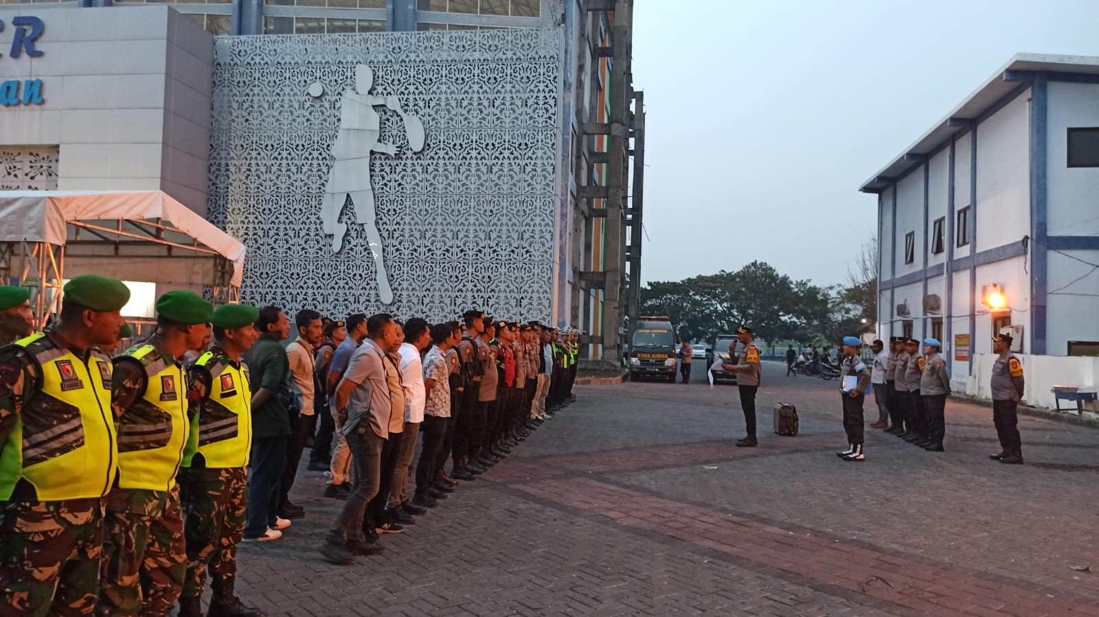 Polres Lamongan Gelar Pengamanan Deklarasi Kampanye Damai Pemilihan Bupati dan Wakil Bupati Lamongan Tahun 2024