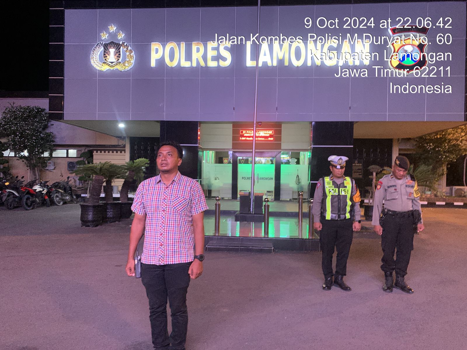 Personel Polres Lamongan Lakukan Patroli Harkamtibmas Secara Rutin