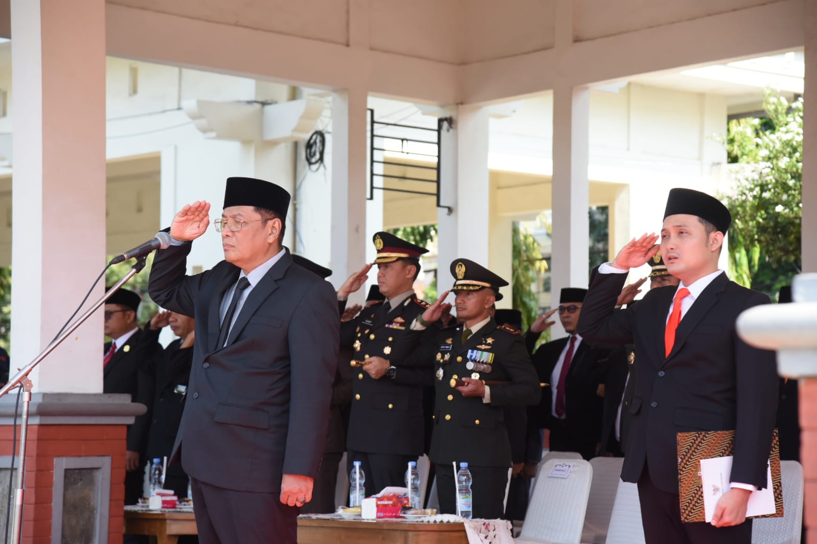 Kapolres Lamongan Hadiri Upacara Bendera Peringatan Hari Sumpah Pemuda
