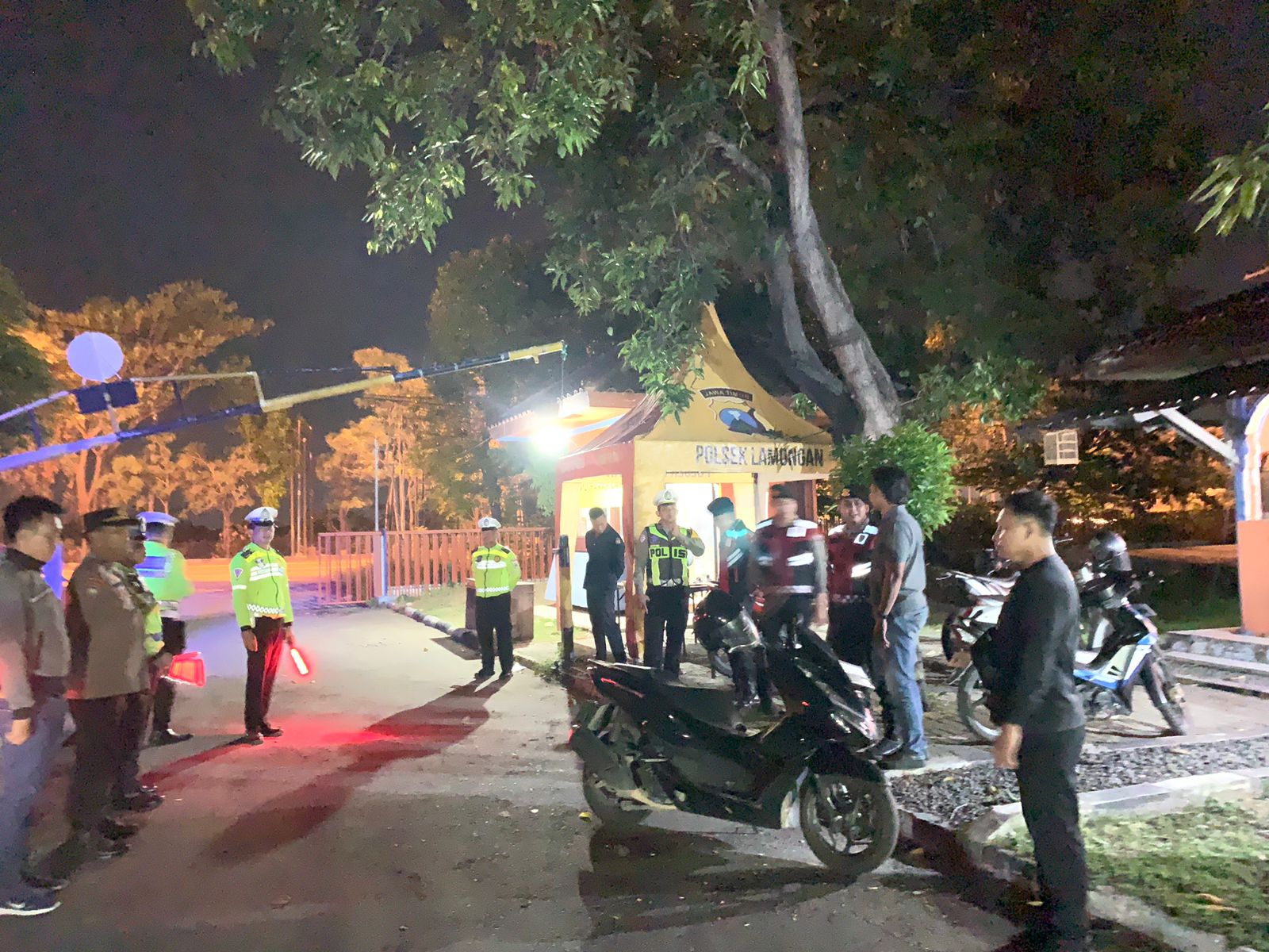Antisipasi Keributan Kelompok Pemuda, Polres Lamongan Laksanakan Patroli Harkamtibmas