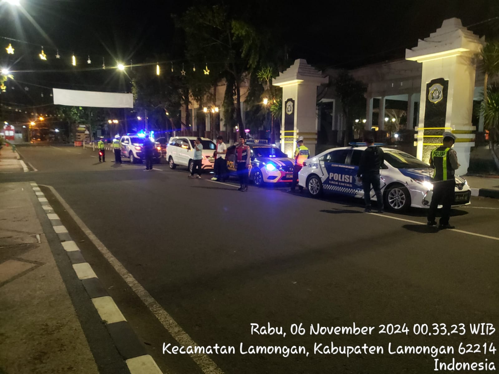 Cegah Tindakan Kriminalitas, Anggota Polres Lamongan Laksanakan Patroli Harkamtibmas