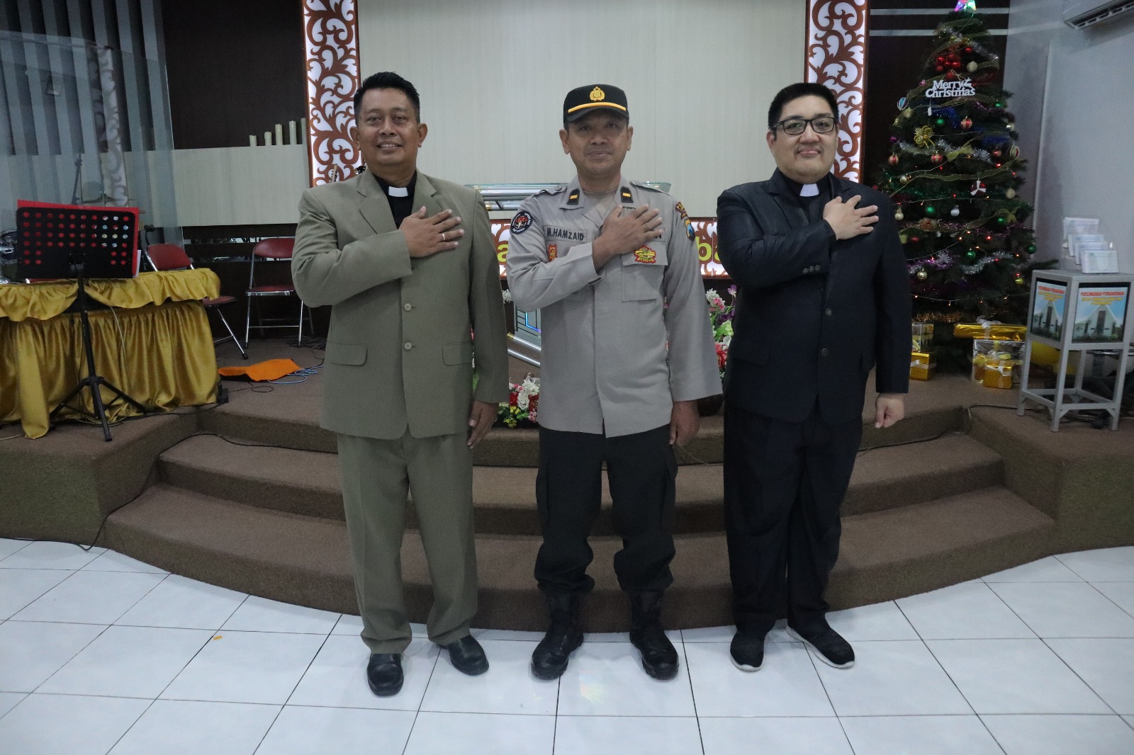 Tokoh Agama Apresiasi Kinerja Polres Lamongan dalam Pengamanan Menjelang Perayaan Natal