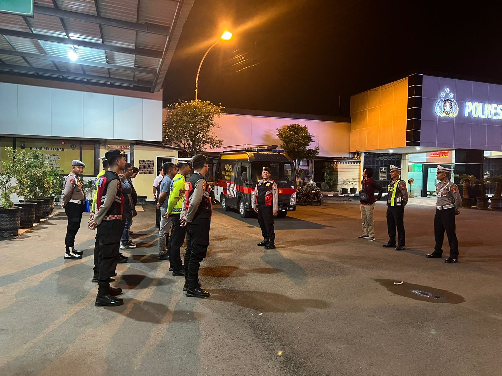 Polres Lamongan Gelar Patroli Harkamtibmas, Pastikan Situasi Aman dan Kondusif