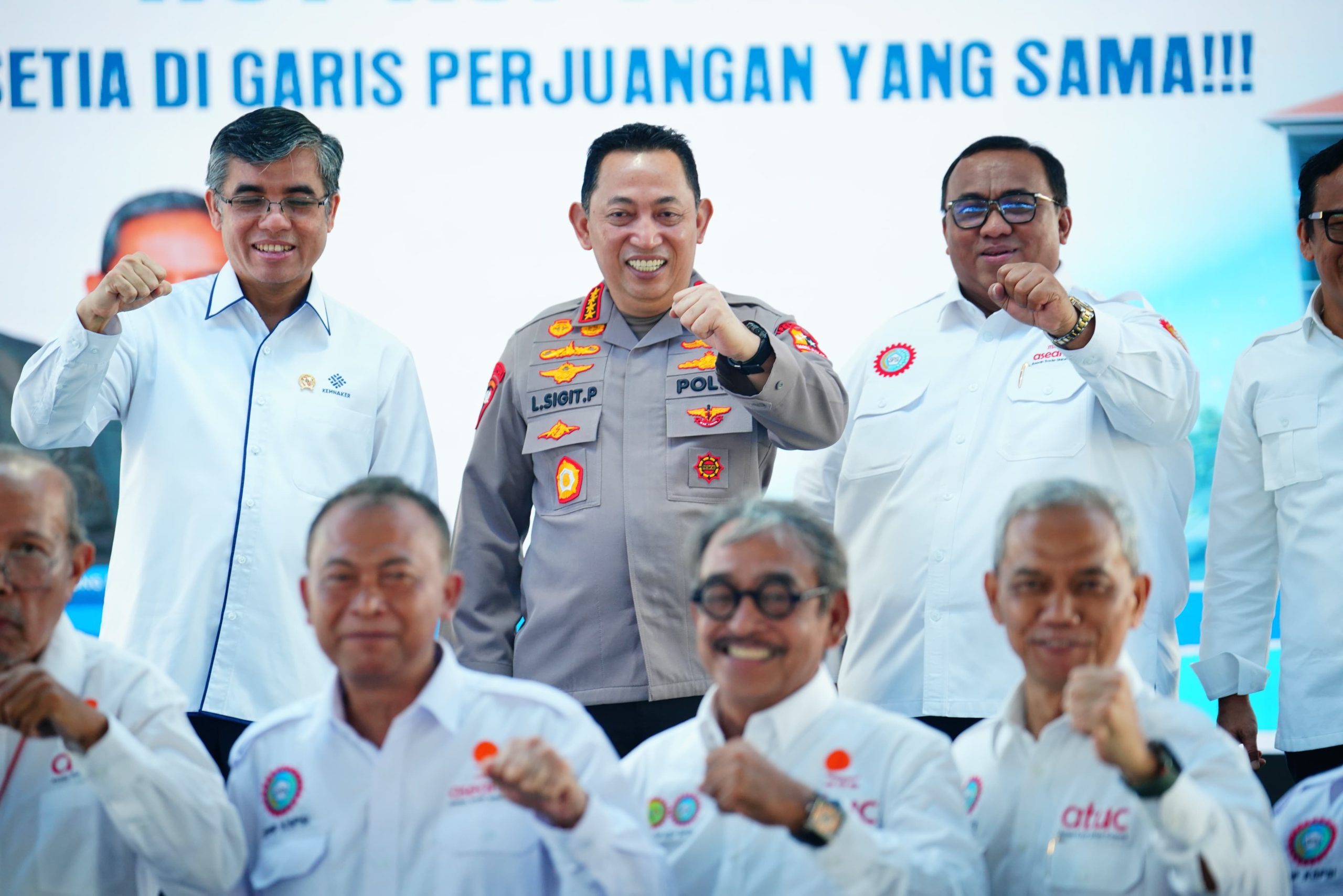 Kapolri Harap Pusdiklat KSPSI Kabupaten Purwakarta Hasilkan Gagasan Perjuangan Kaum Buruh