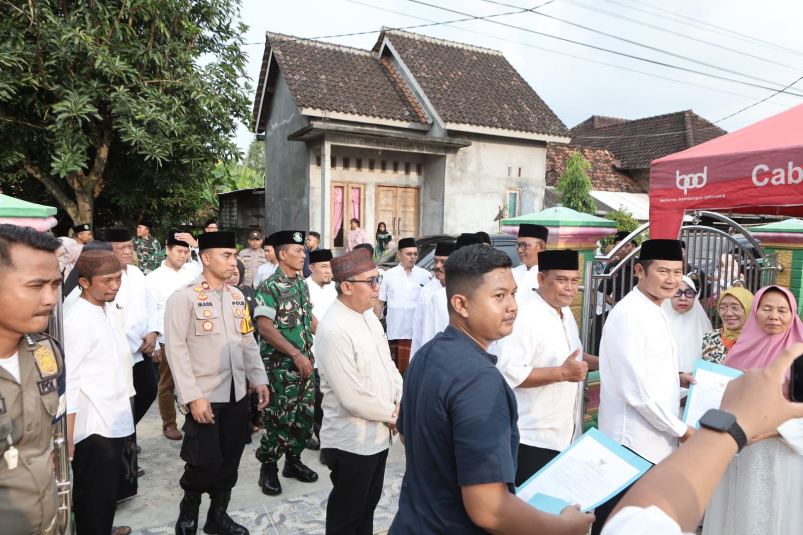 Wakapolres Lamongan Hadiri Safari Ramadhan 1446 H Bersama Forkopimda di Masjid Darussalam Mangkujajar