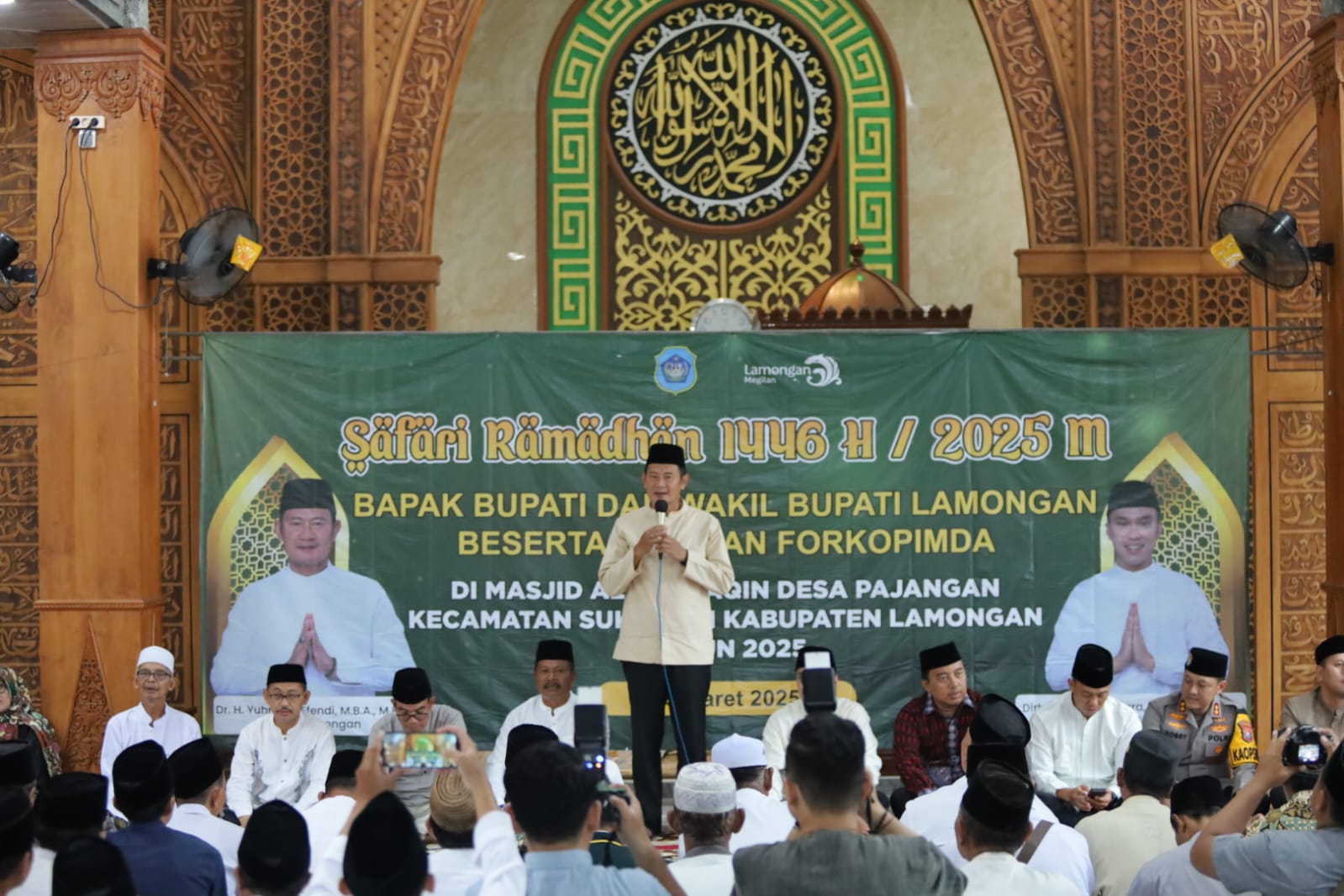 Kapolres Lamongan Hadiri Safari Ramadhan Forkopimda, Tekankan Sinergi untuk Kamtibmas Kondusif