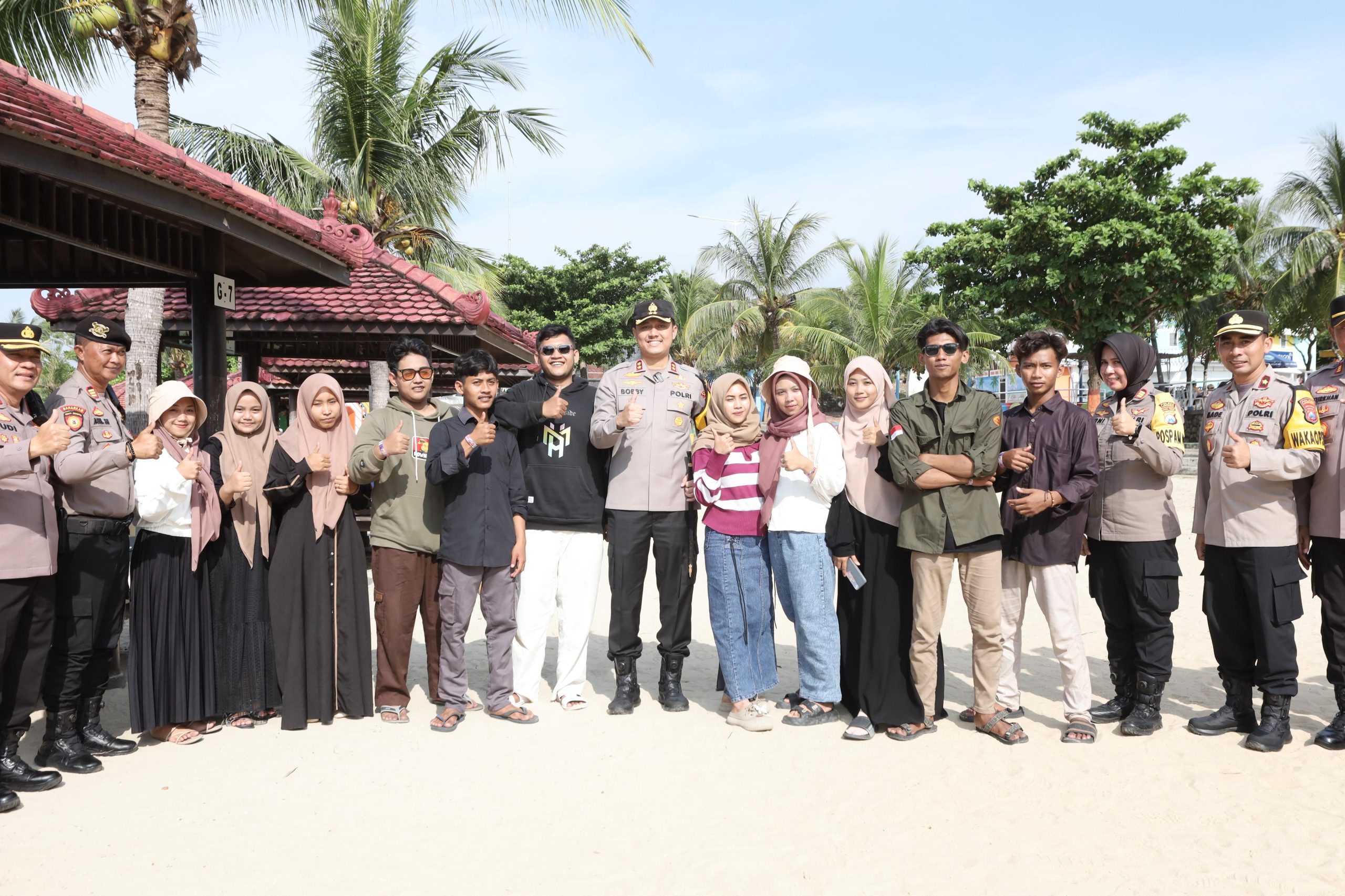 Kapolres Lamongan Monitoring Langsung Tempat Wisata di Hari Libur Lebaran Idul Fitri 1446 H