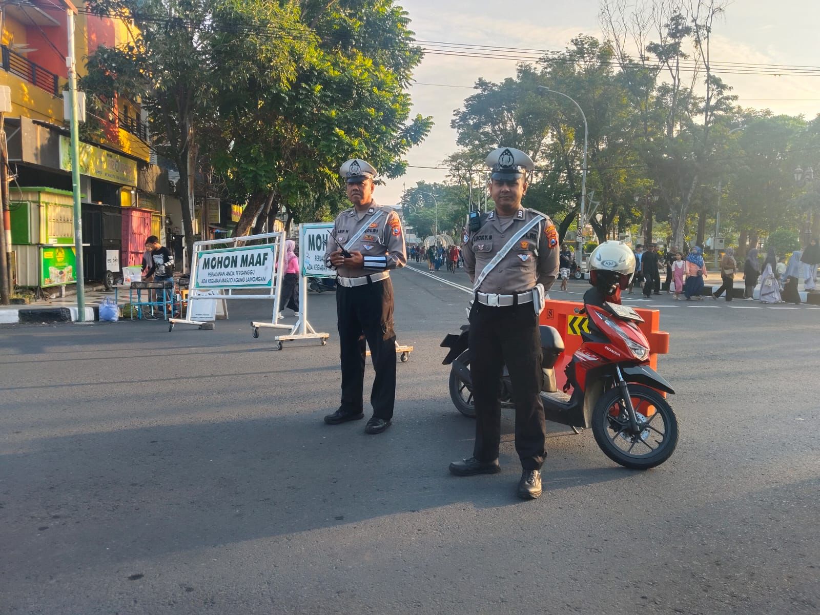 Polres Lamongan Laksanakan Pengamanan Kegiatan Mince