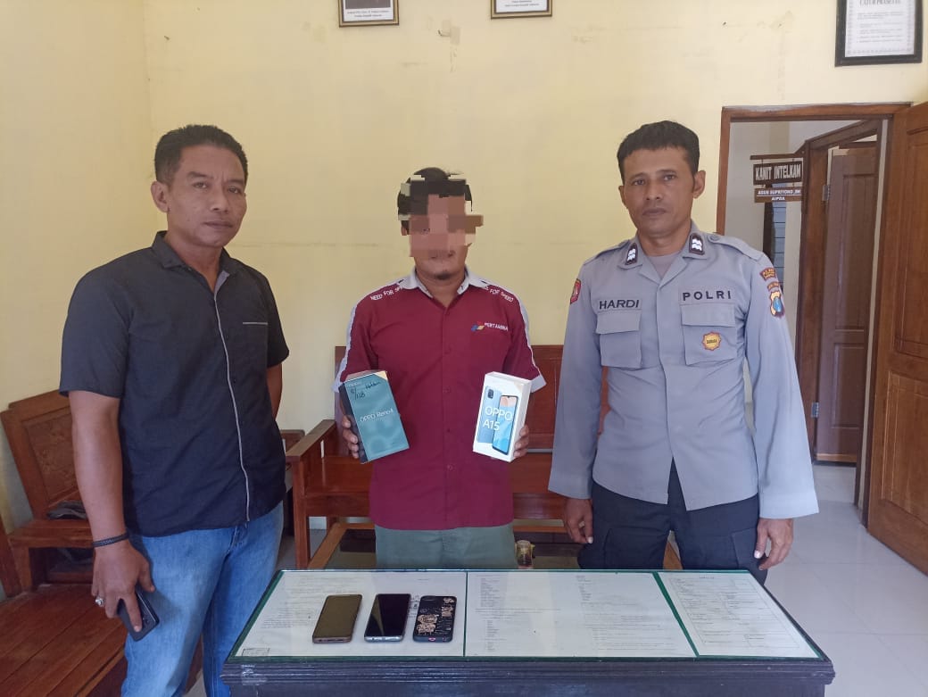Polsek Karanggeneng Berhasil Ungkap Kasus Pencurian 3 Unit Handphone di Desa Sonoadi