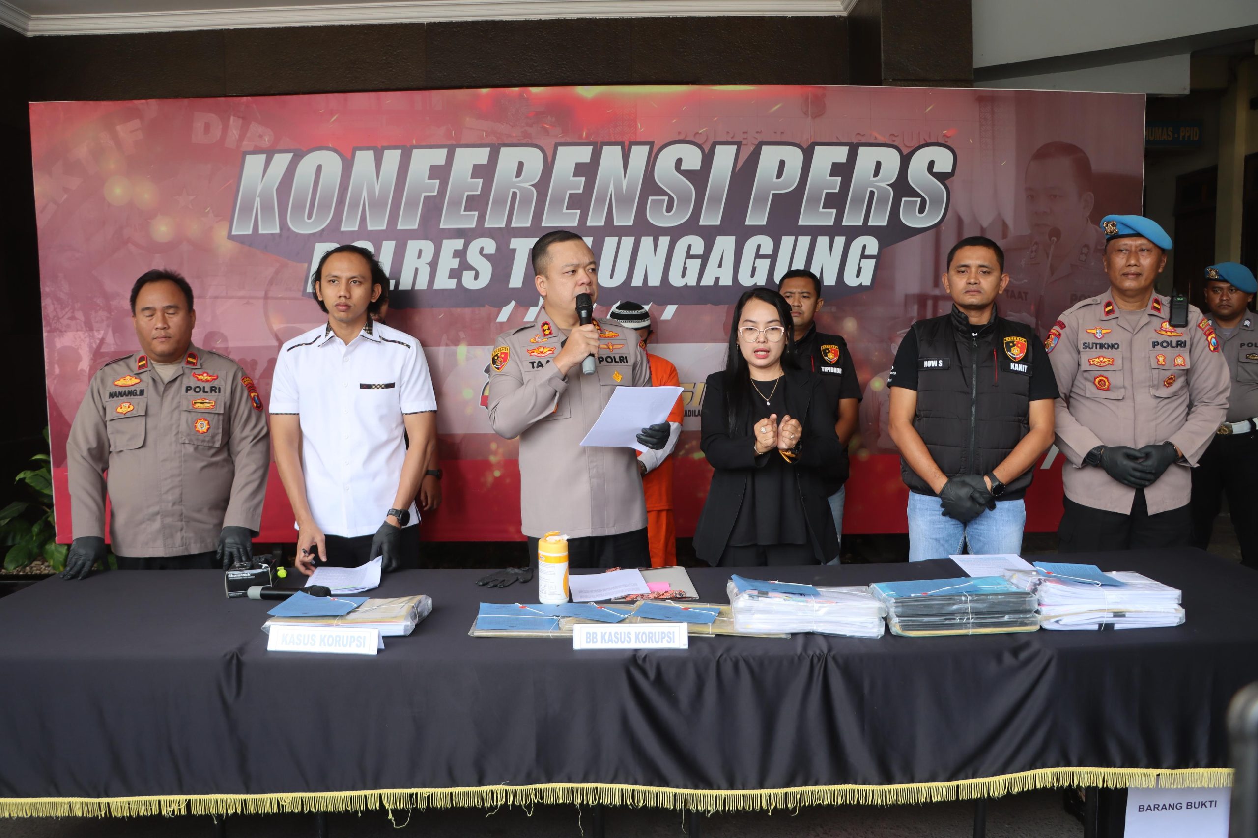 Polisi Ungkap Kasus Dugaan Korupsi Kades Kradinan Berkas Penyidikan Dinyatakan Lengkap oleh Kejari Tulungagung